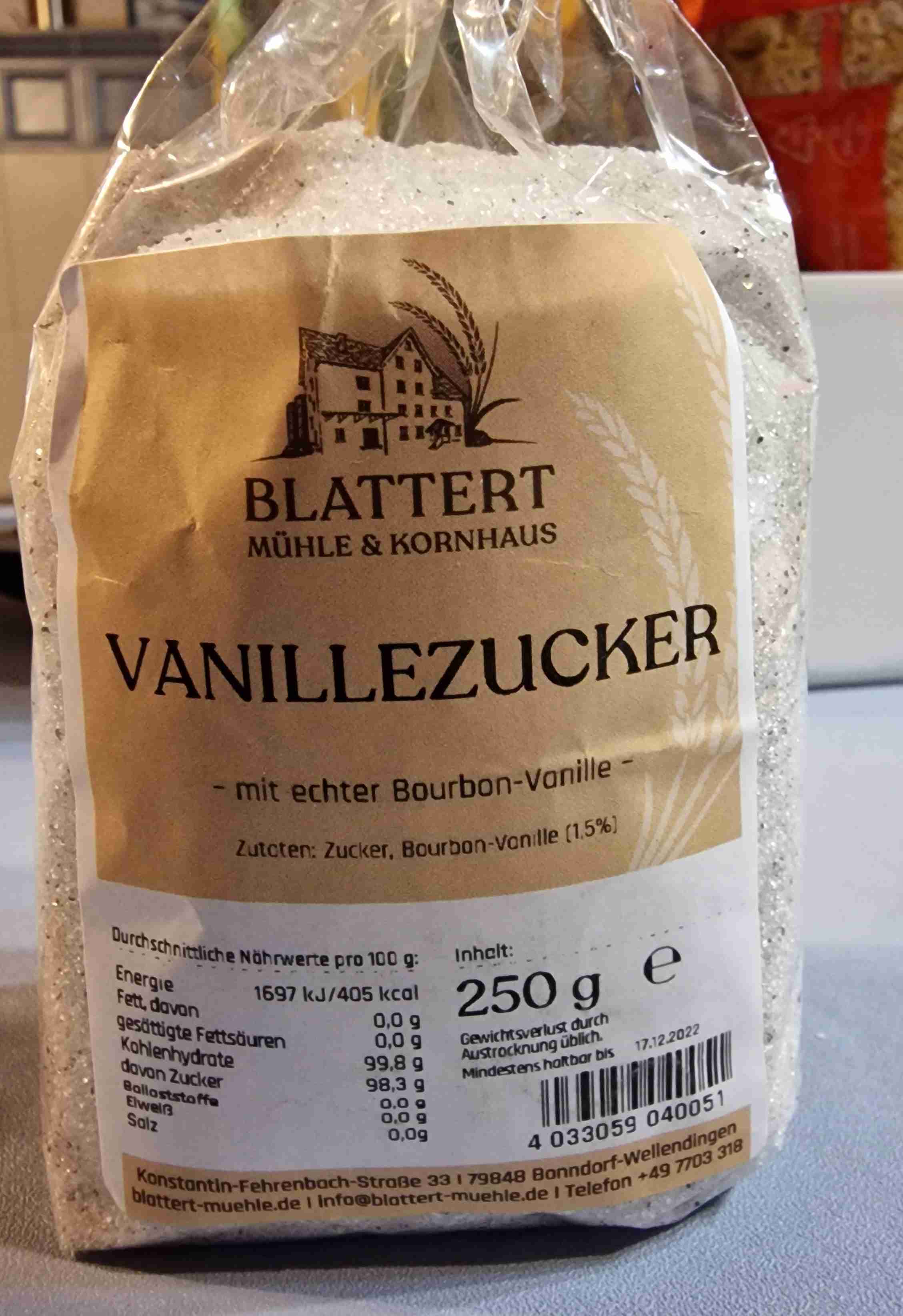 Vanillezucker 