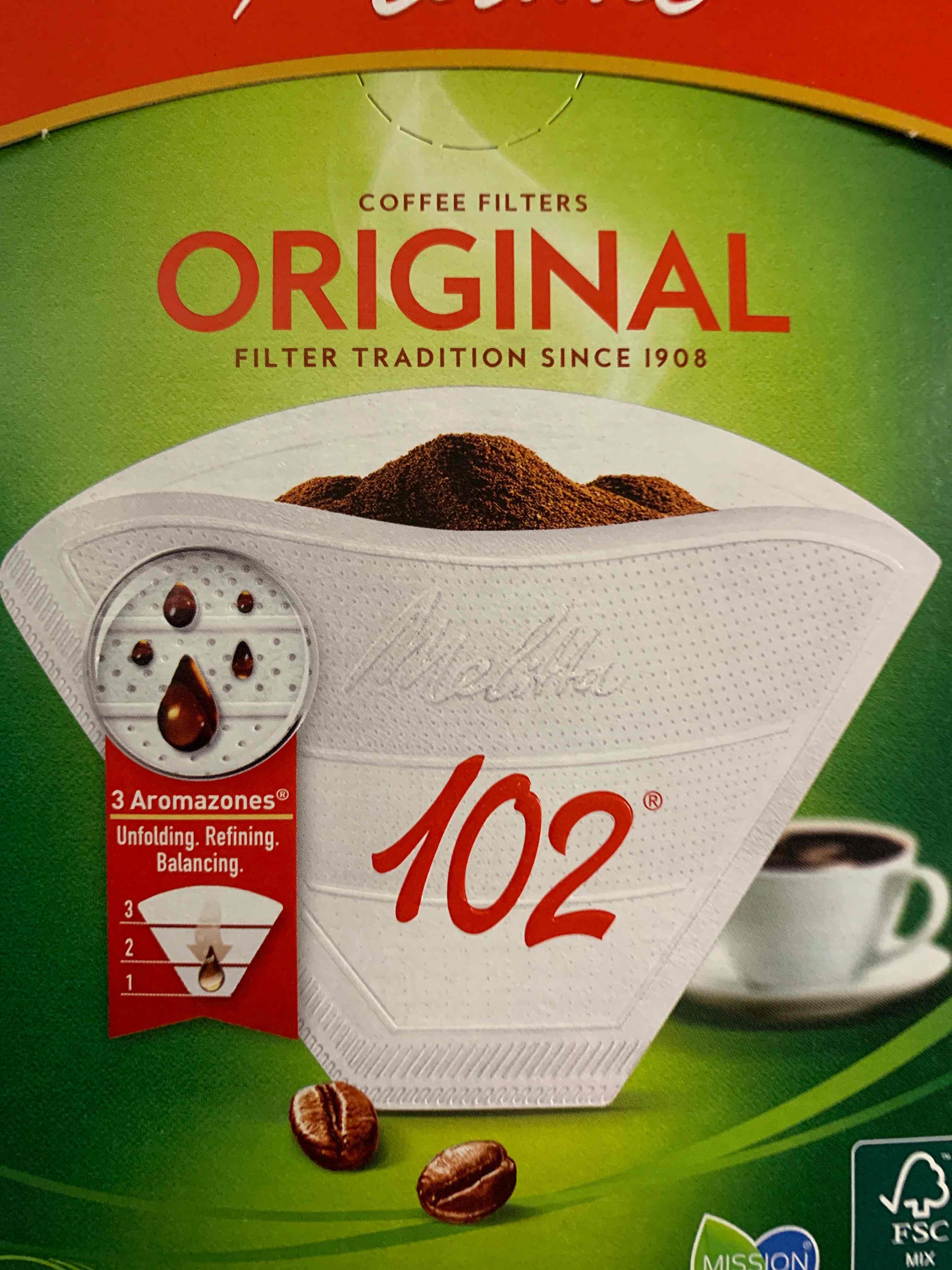 Koffie filters 102