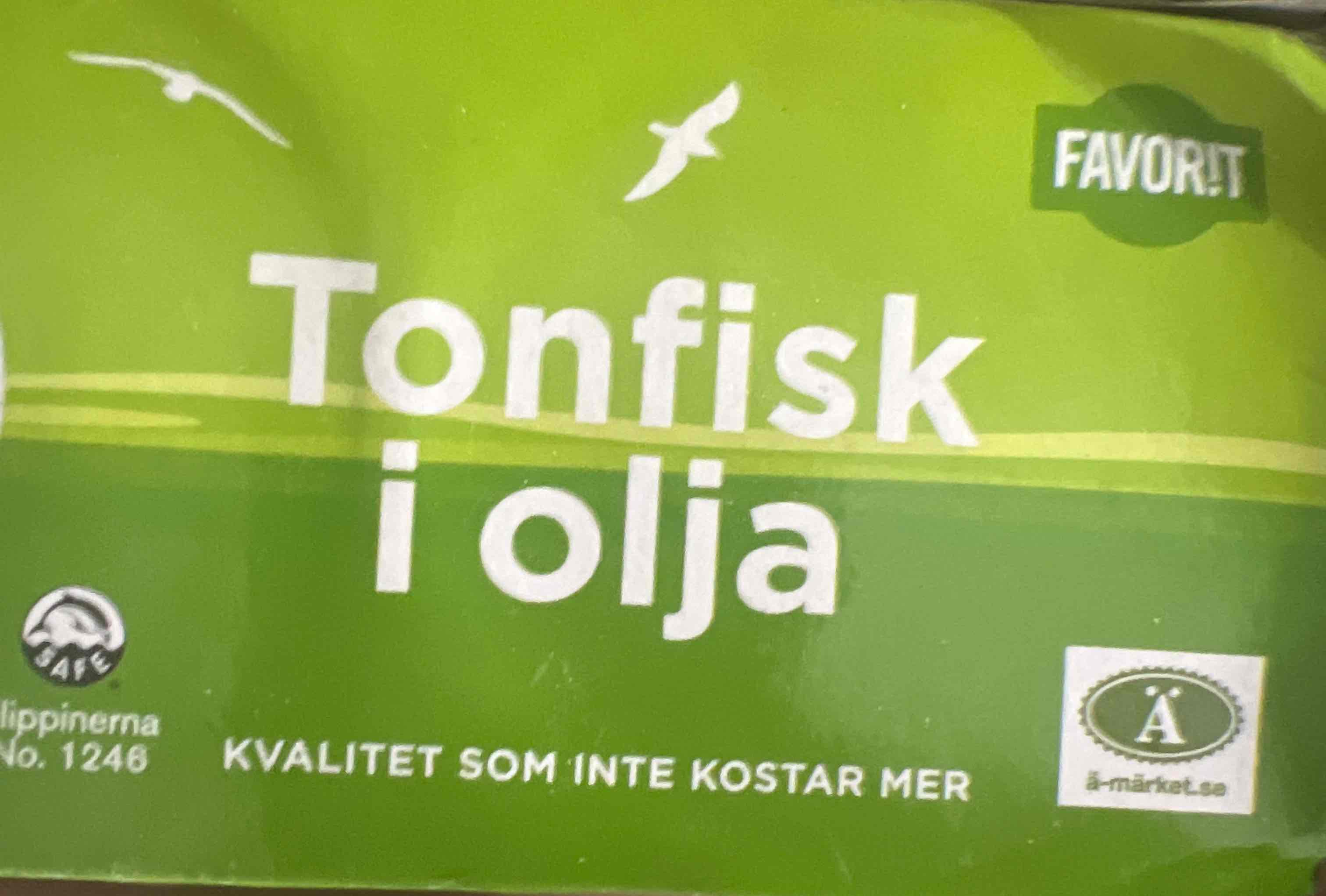 Tonfisk i olja