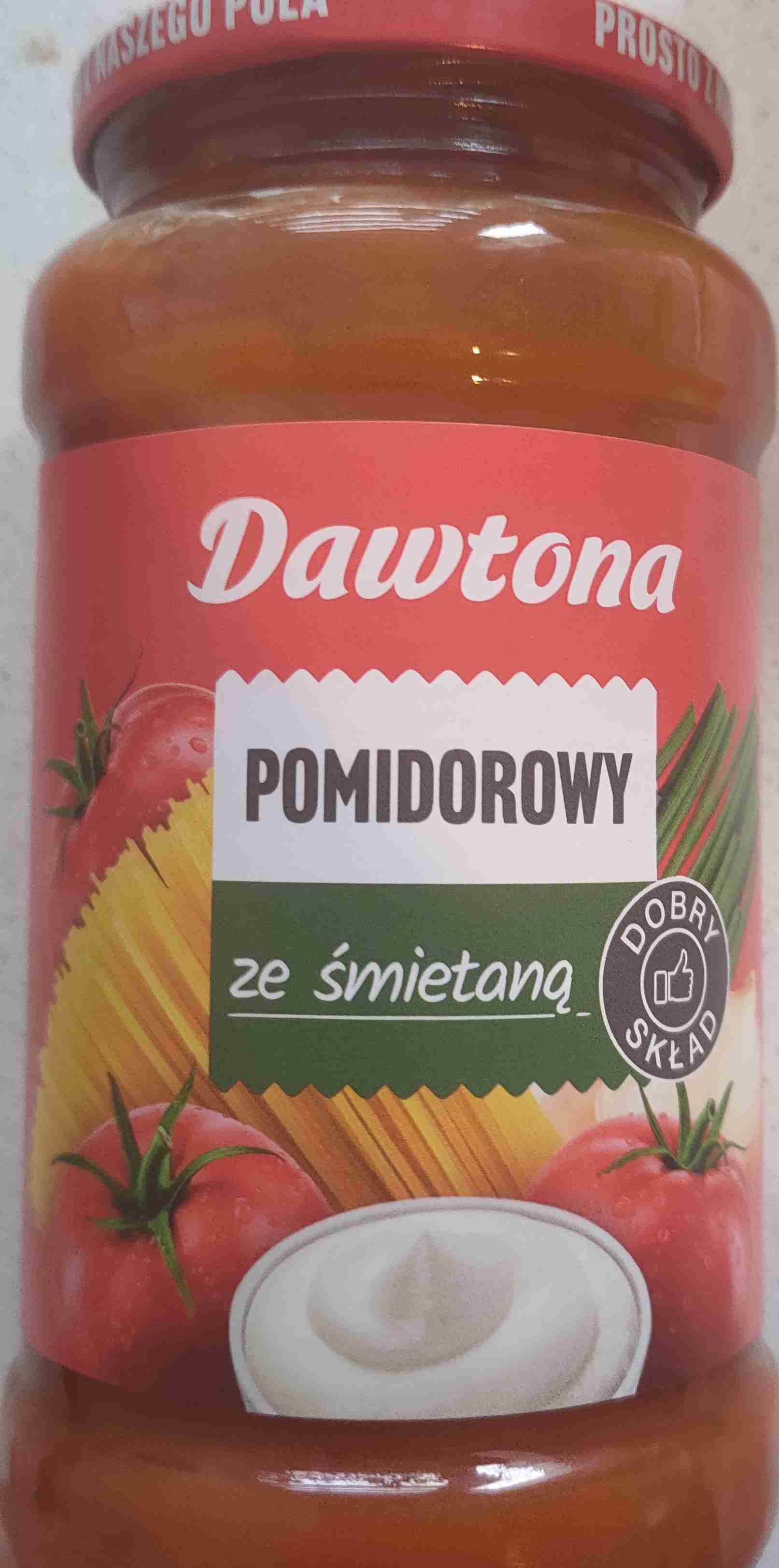 Sos pomidorowy ze śmietaną 