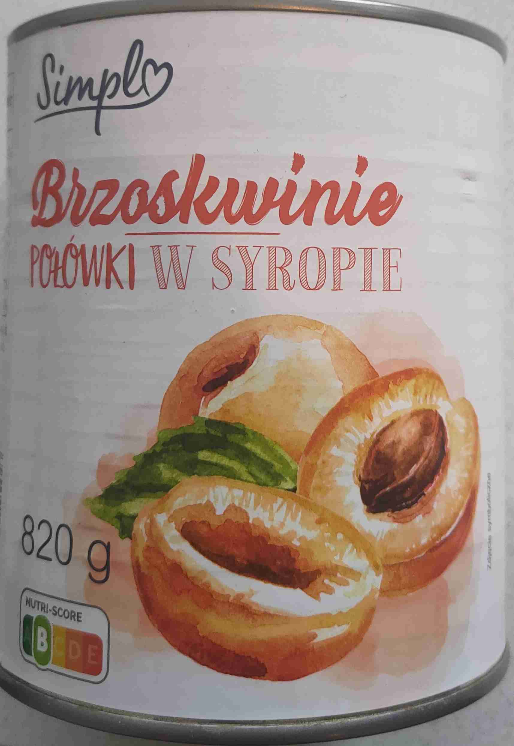 Brzoskwinie w syropie