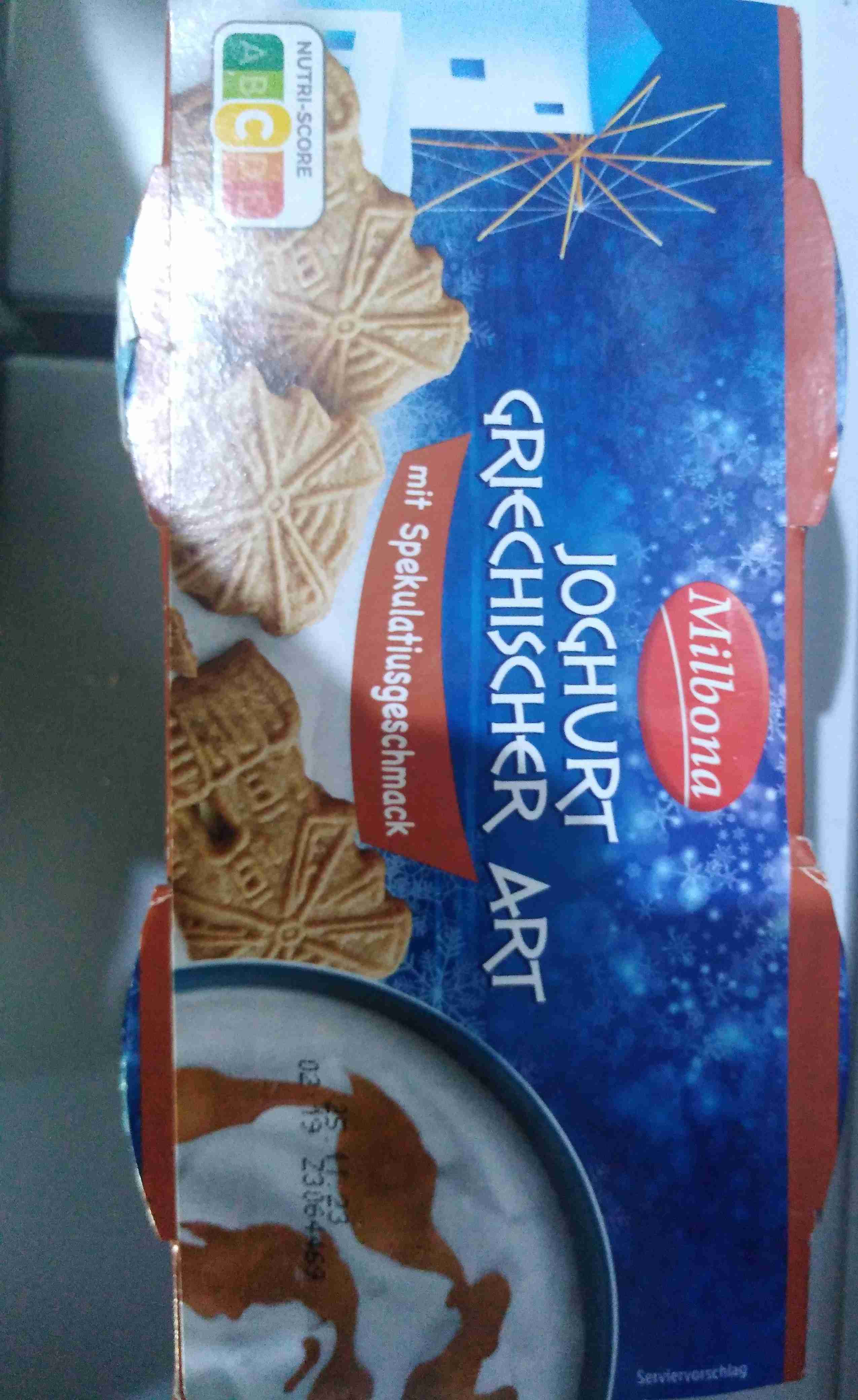 Joghurt Griechischer Art (Spekulatius Geschmack) 
