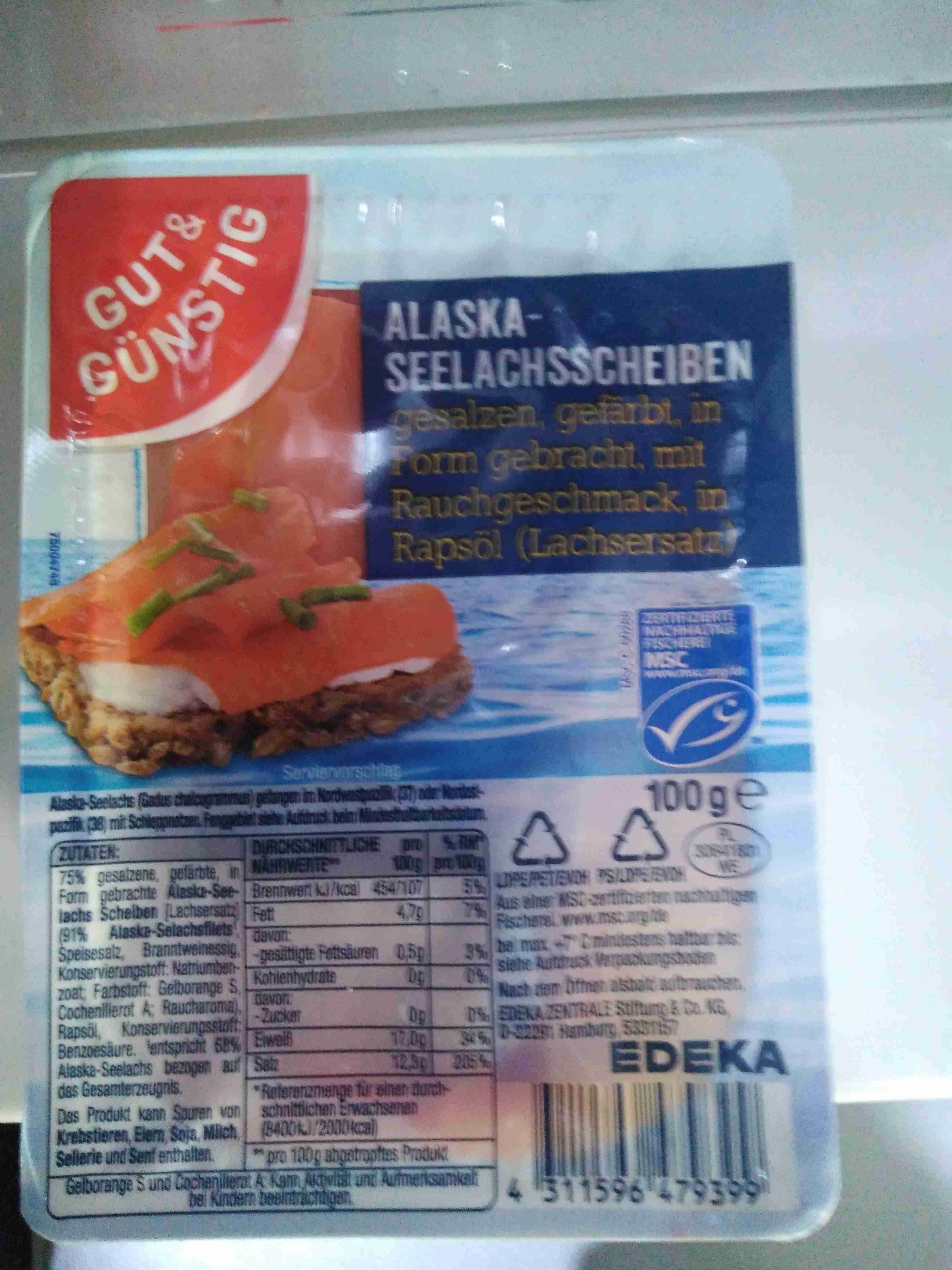 Alaska-Seelachsscheiben