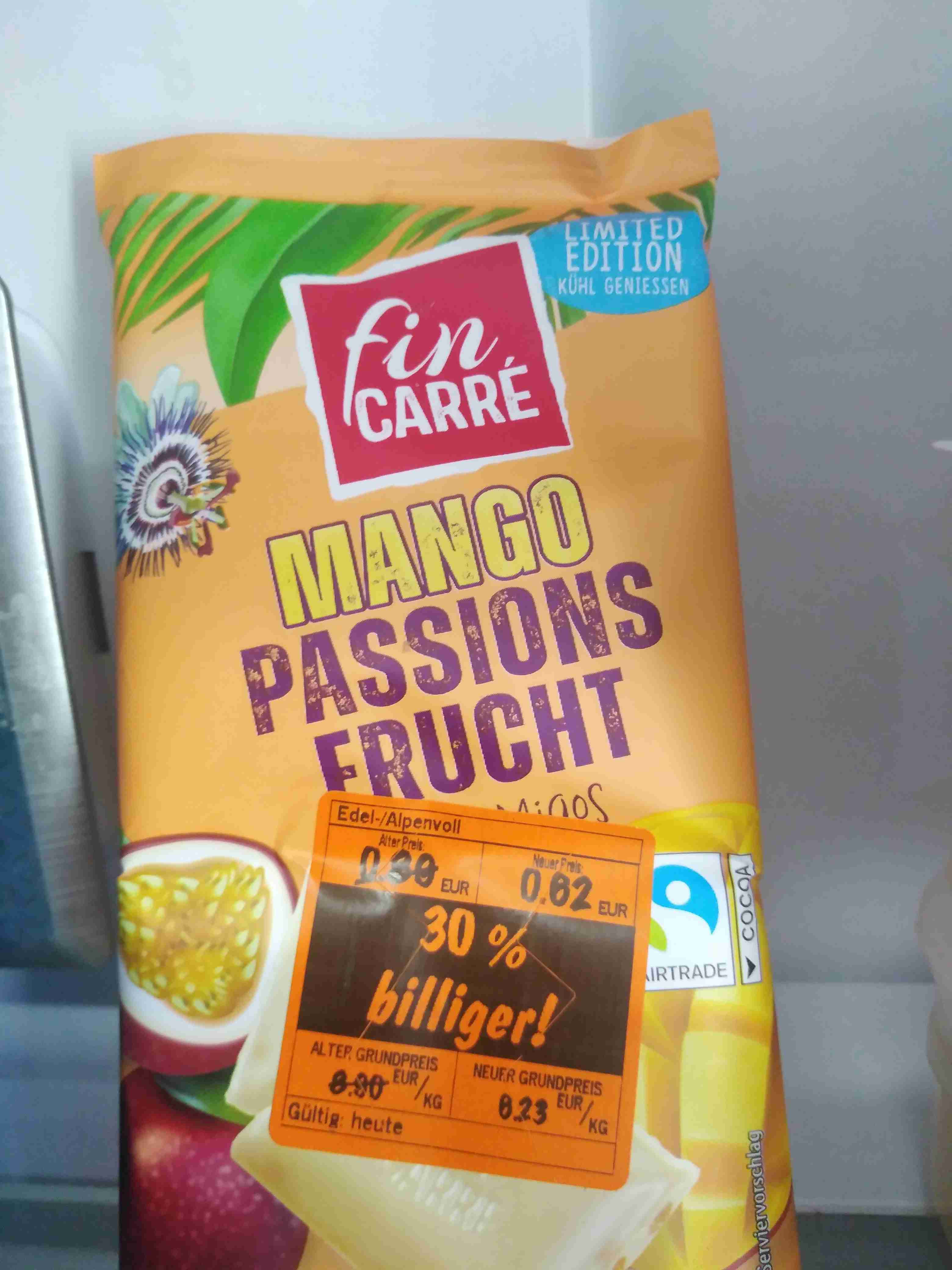 Mango passion fruit schokolade