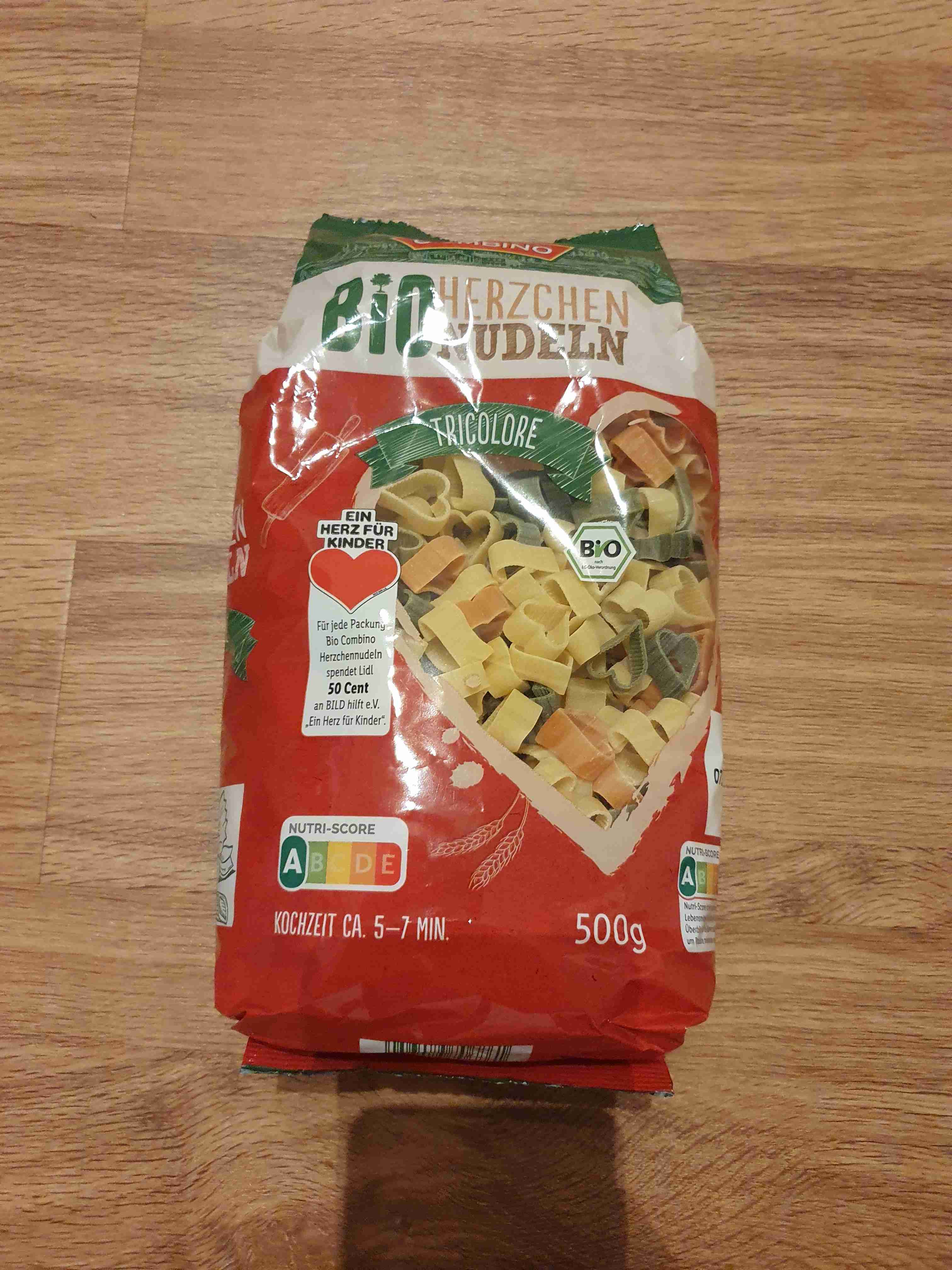 Bio Herzchen Nudeln
