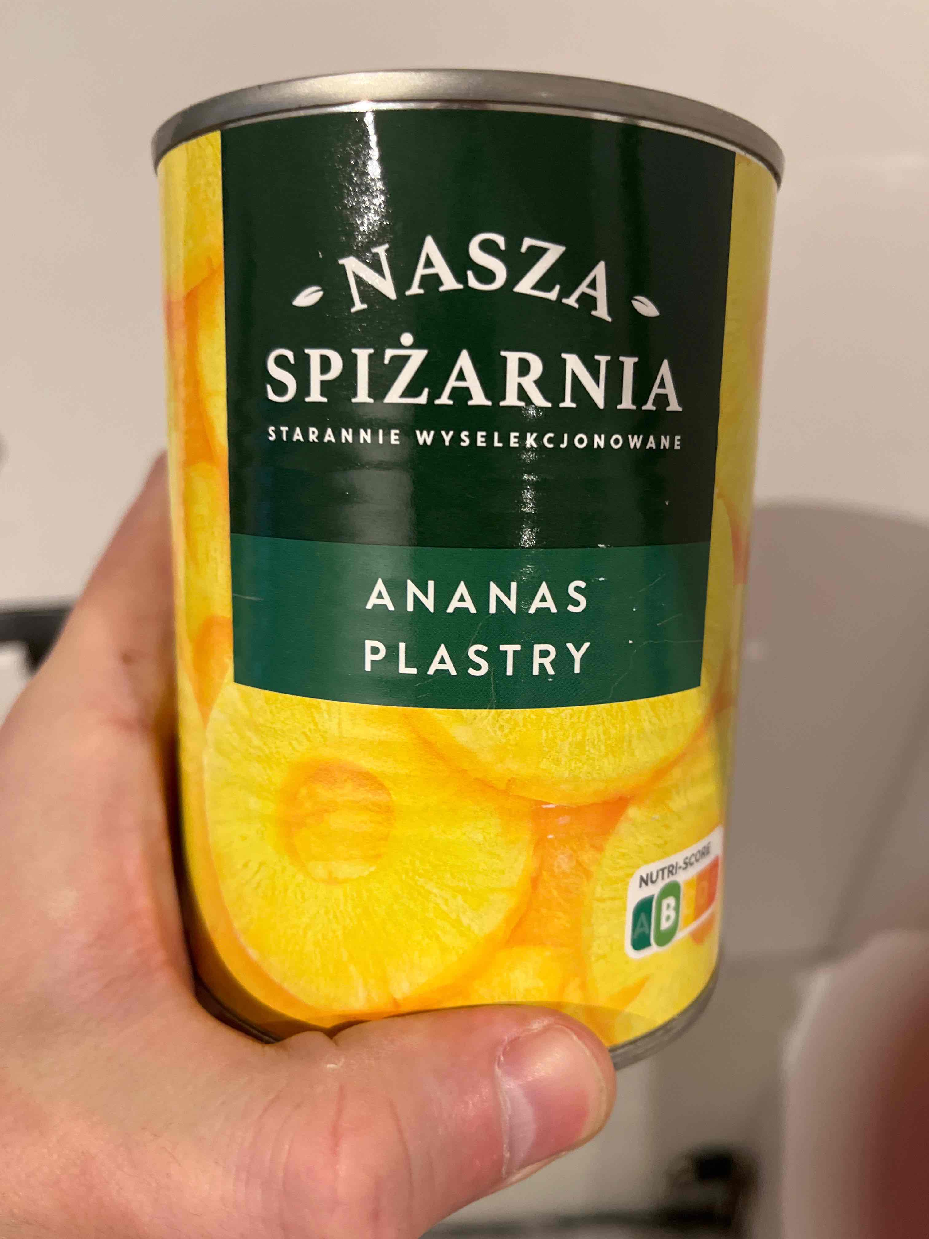 Ananas plastry