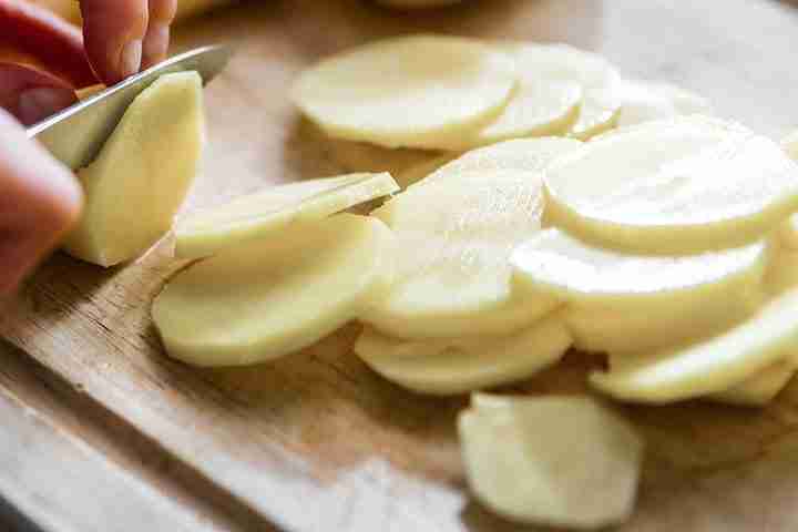 Sliced White Potatoes