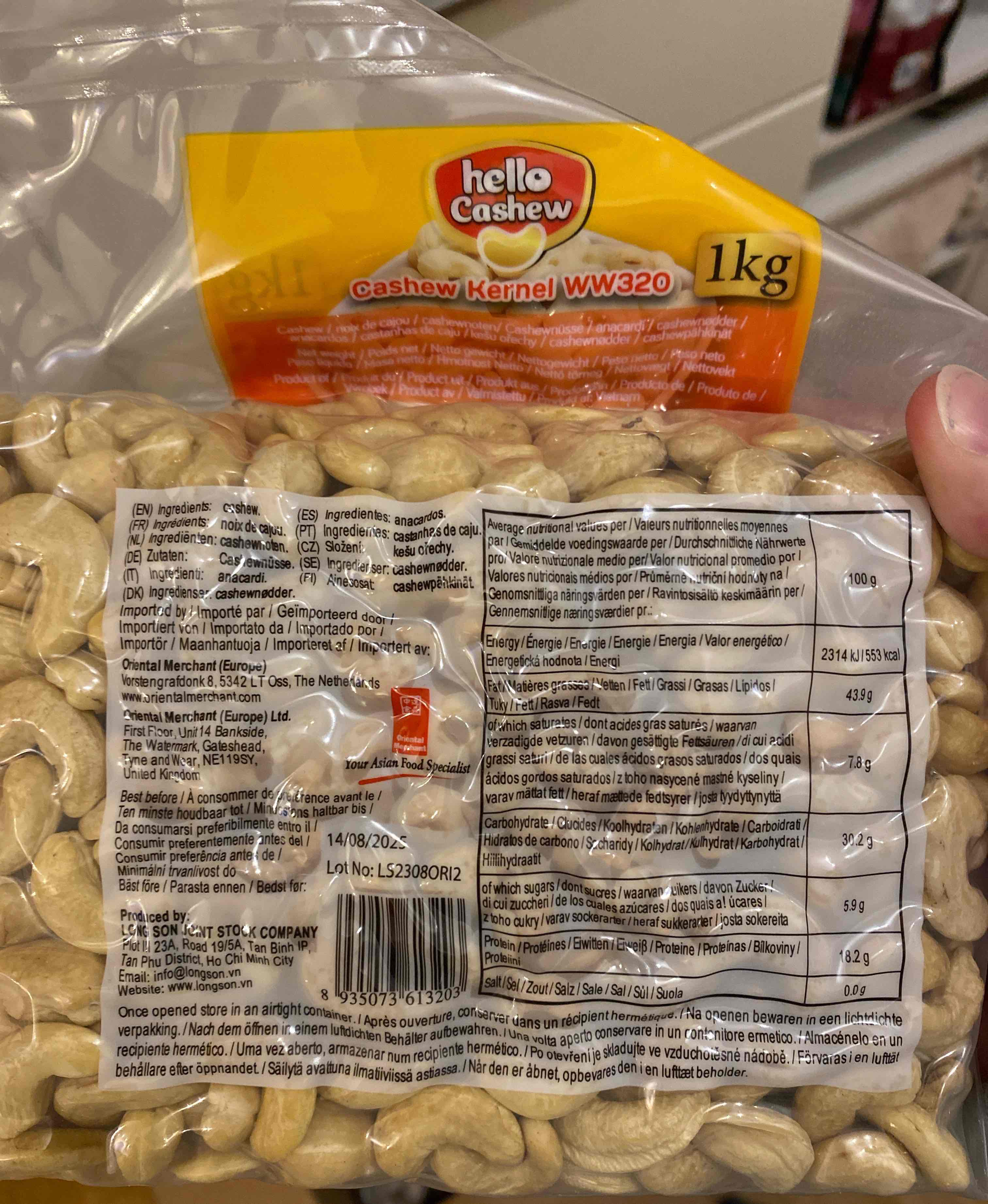 Cashew Kerne Ww320