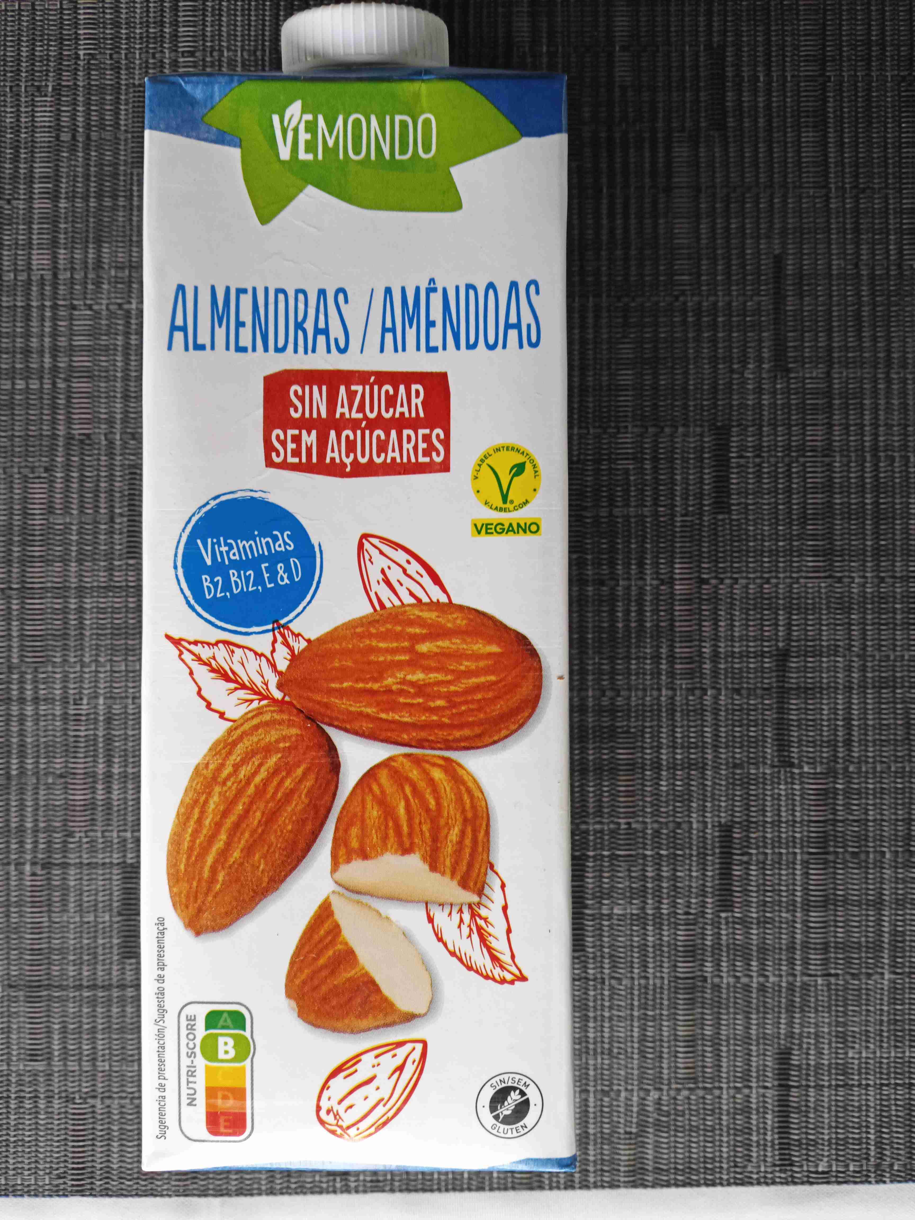 Mandel Milch ohne Zucker 