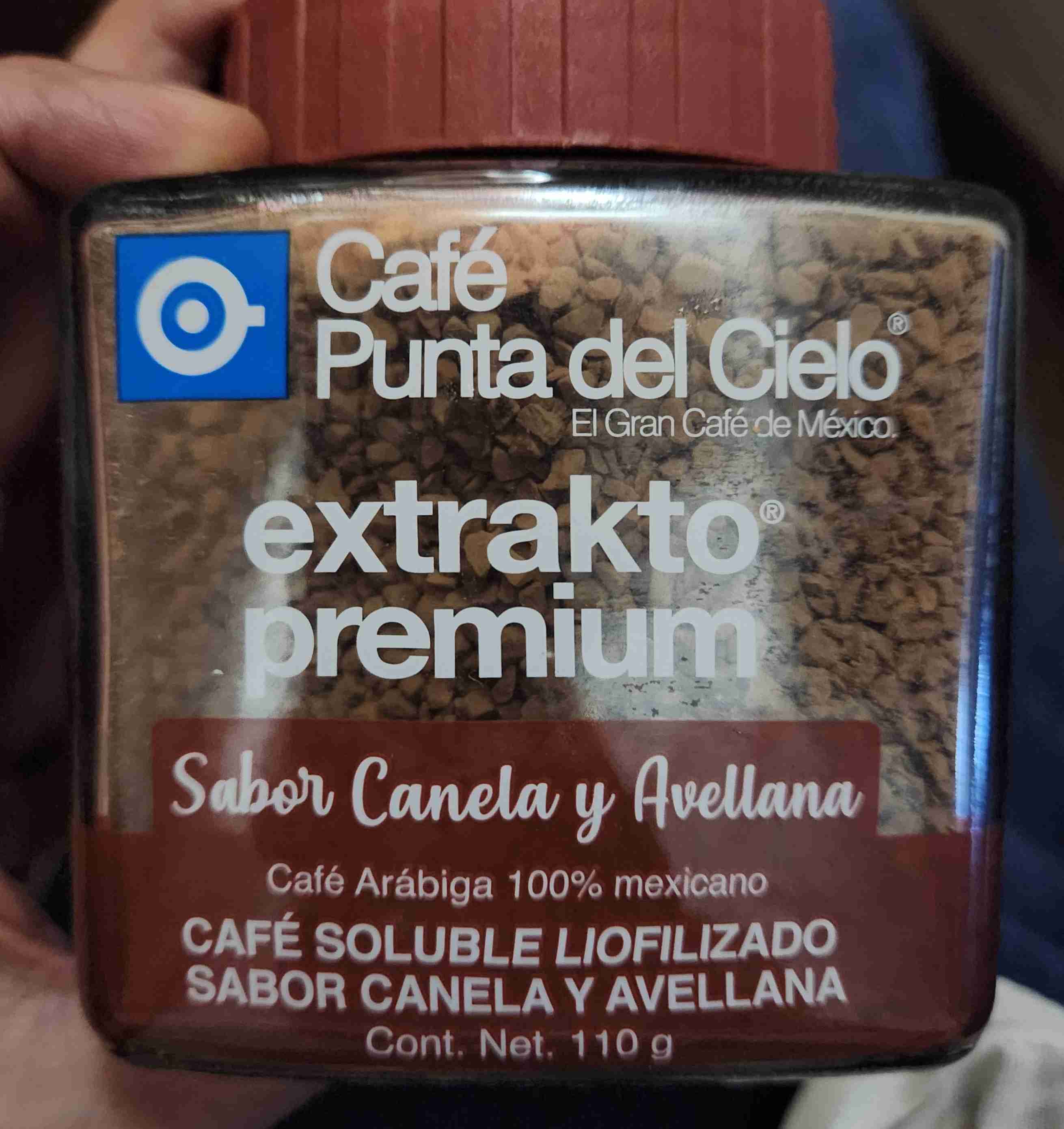 Cafe canela y avellana