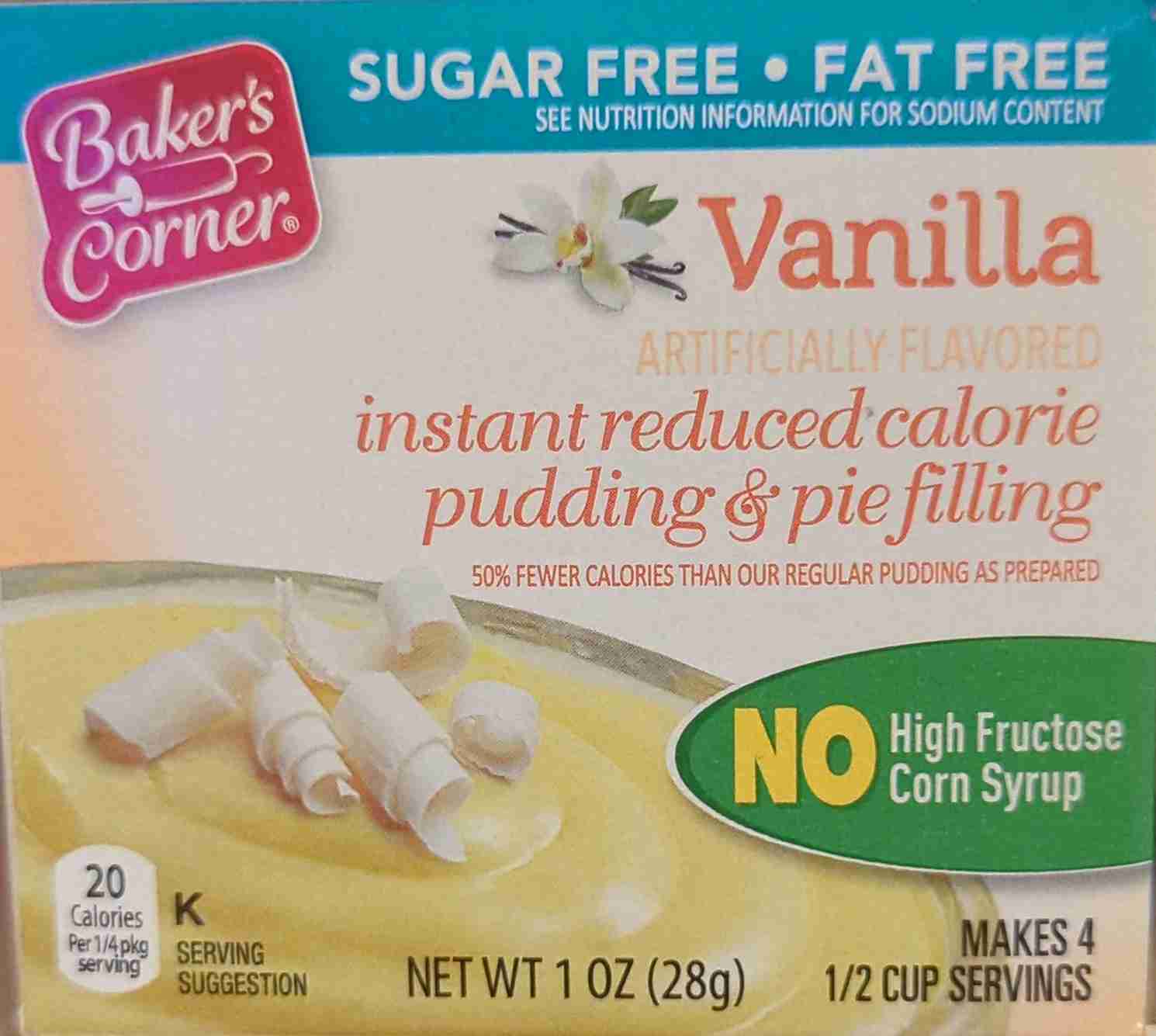 Baker's Corner Vanilla Instant Pudding & Pie Filling