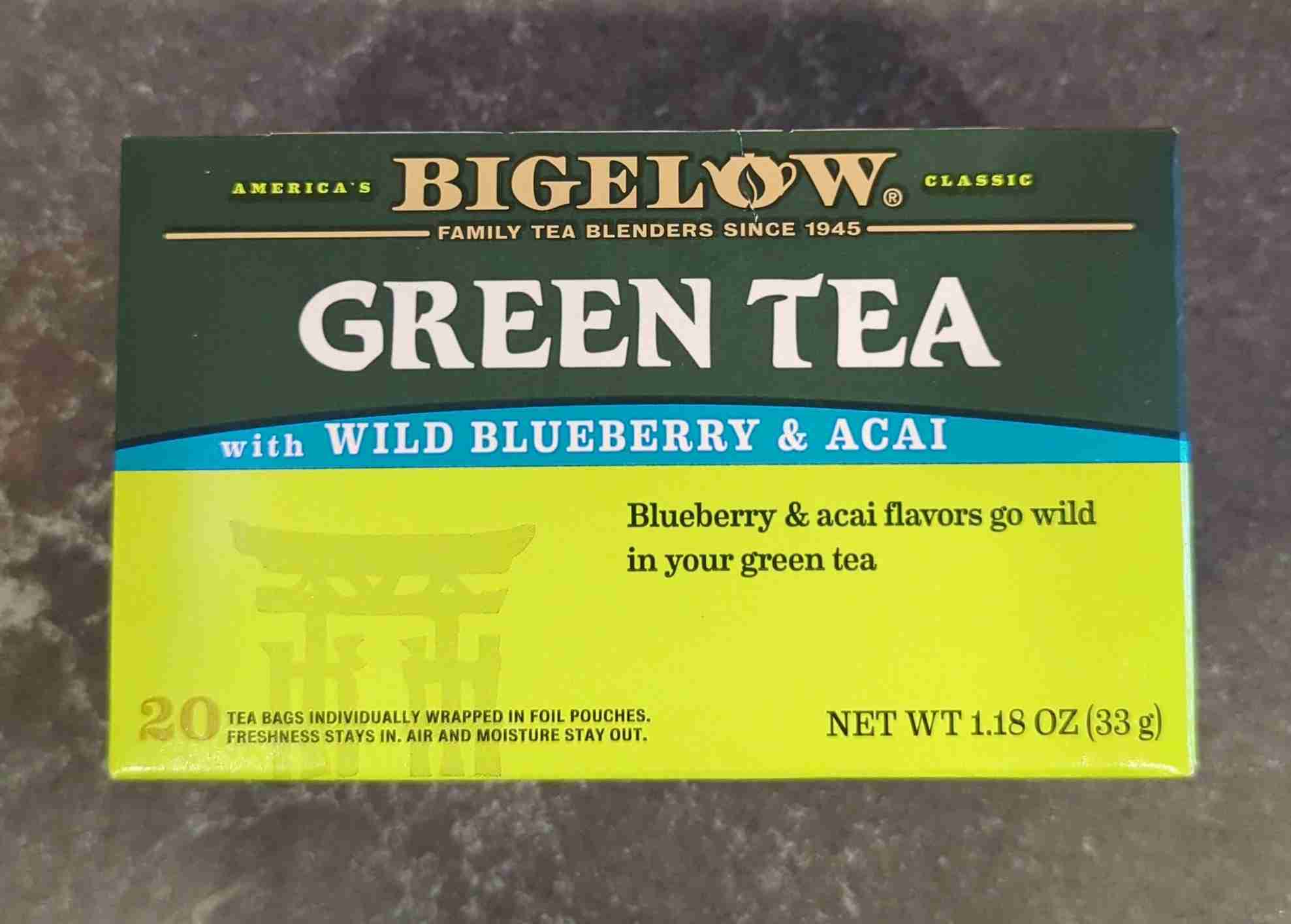 Green Tea With Wild Blueberry & Acai