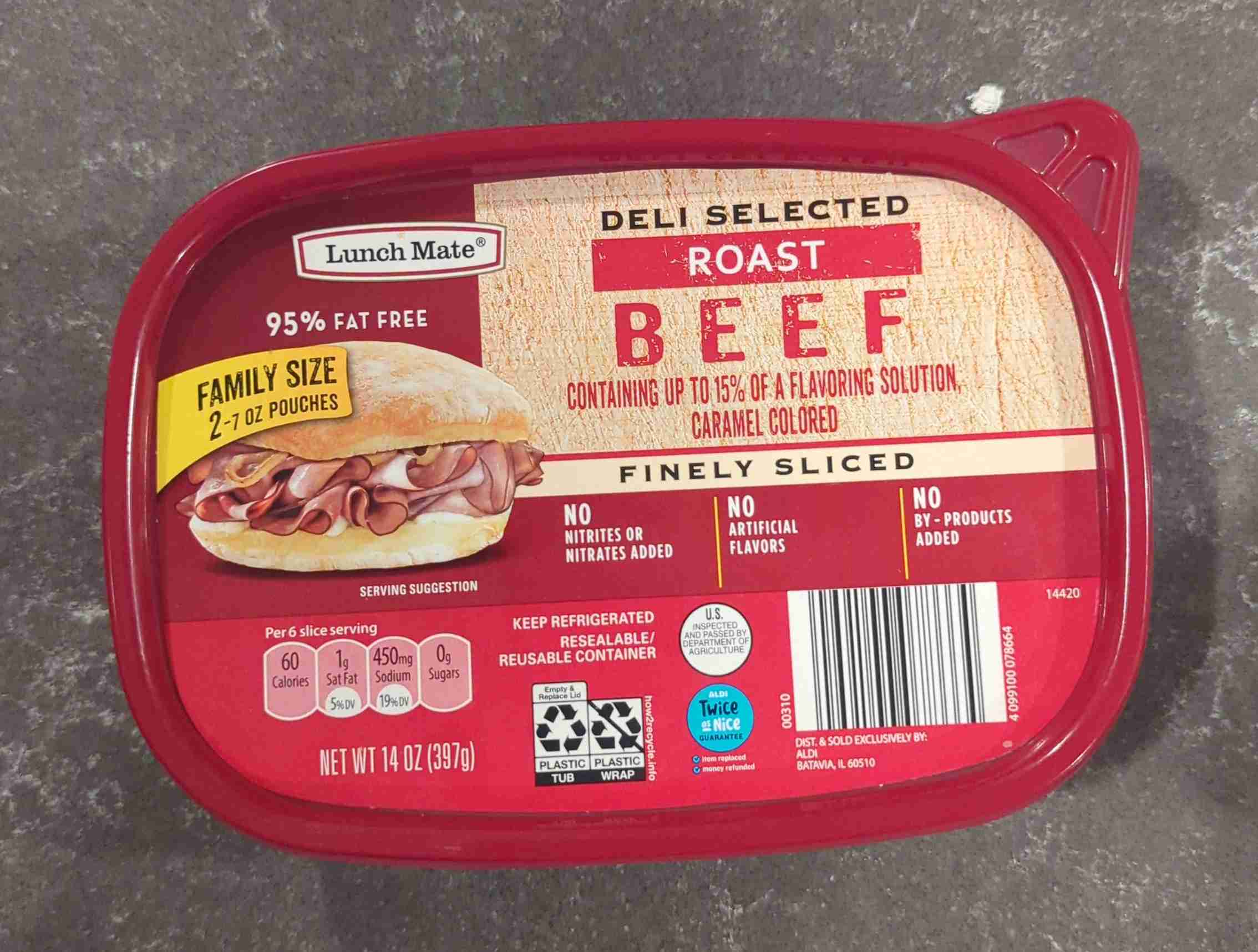 Lunch Mate Roast Beef
