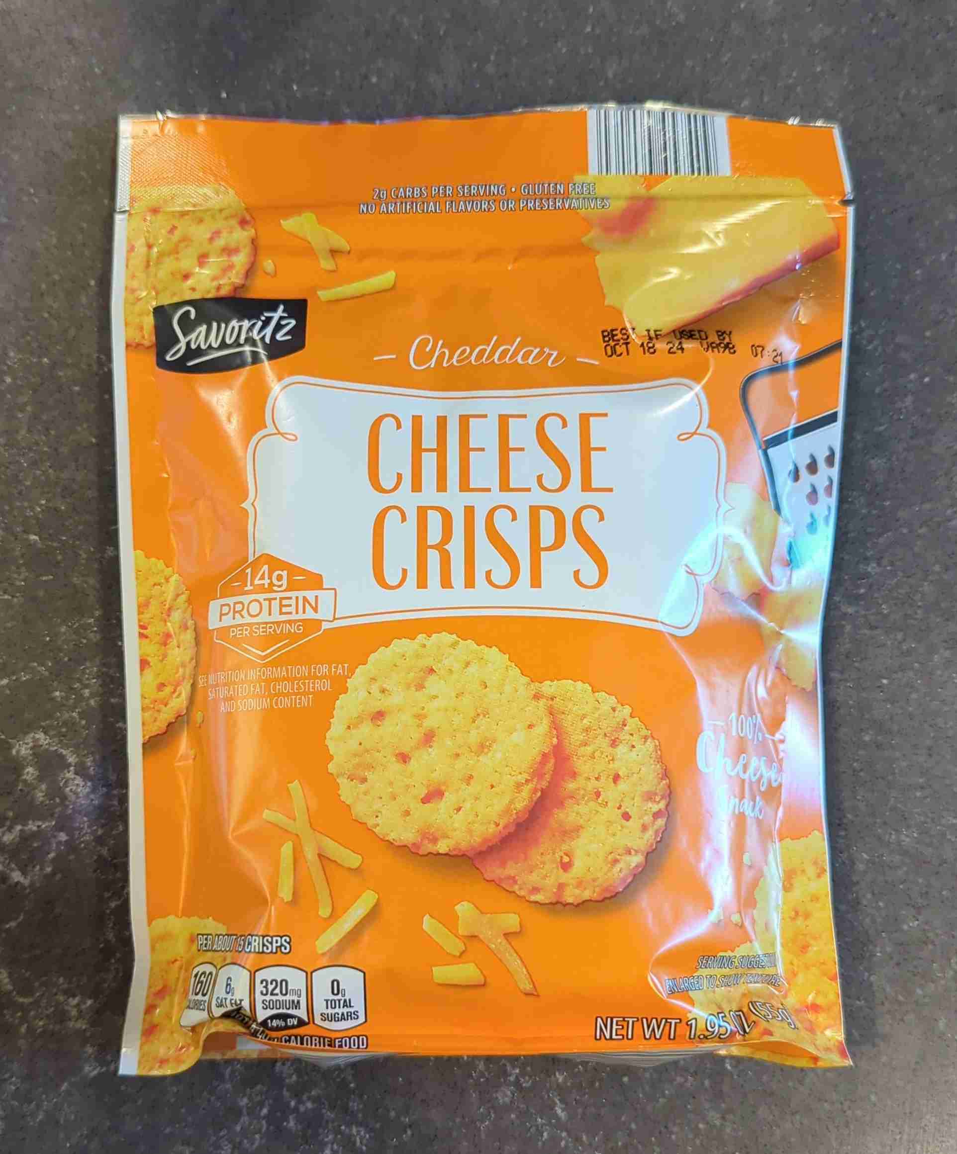 Savoritz Cheddar Cheese Crisps