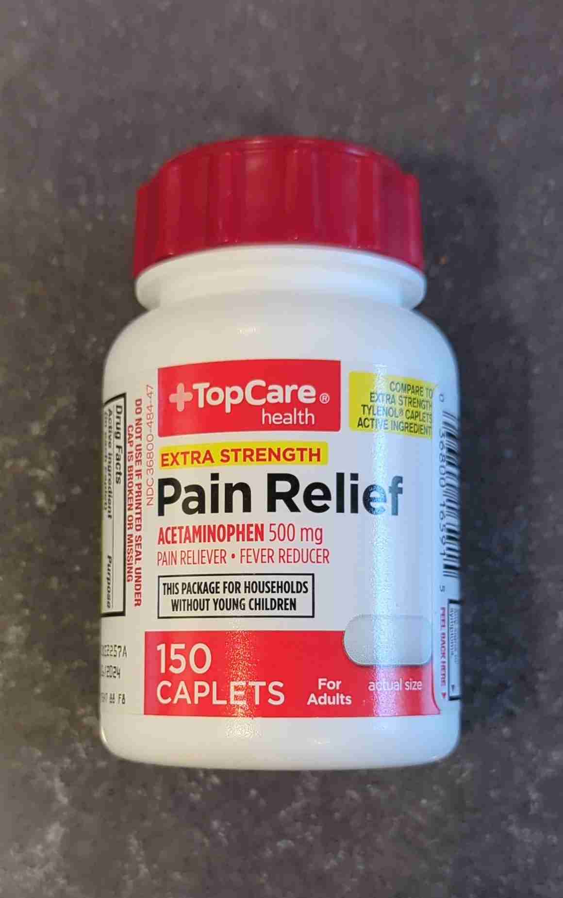 Pain Relief Acetaminophen 500mg