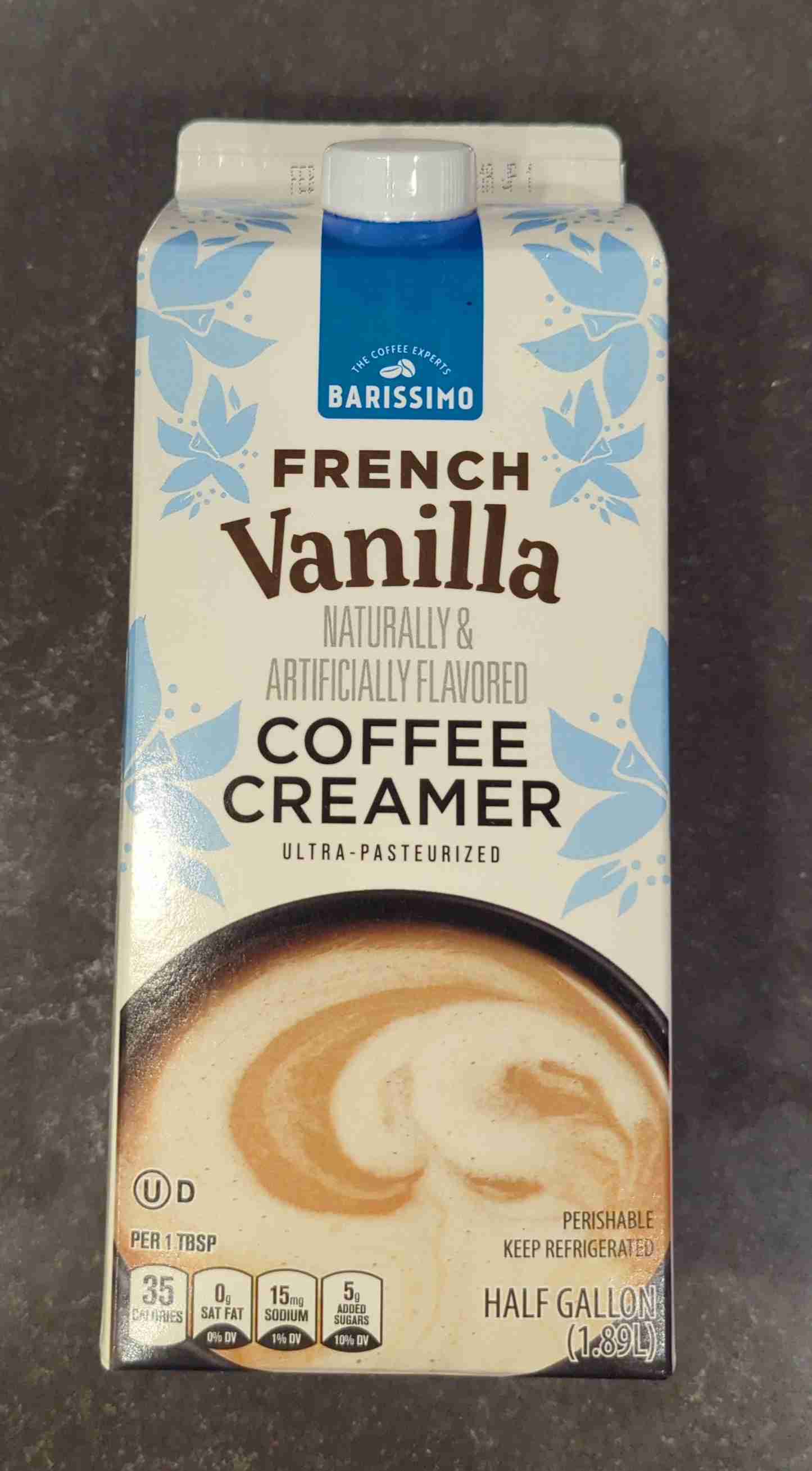 Barissimo Coffee French Vanilla Coffee Creamer