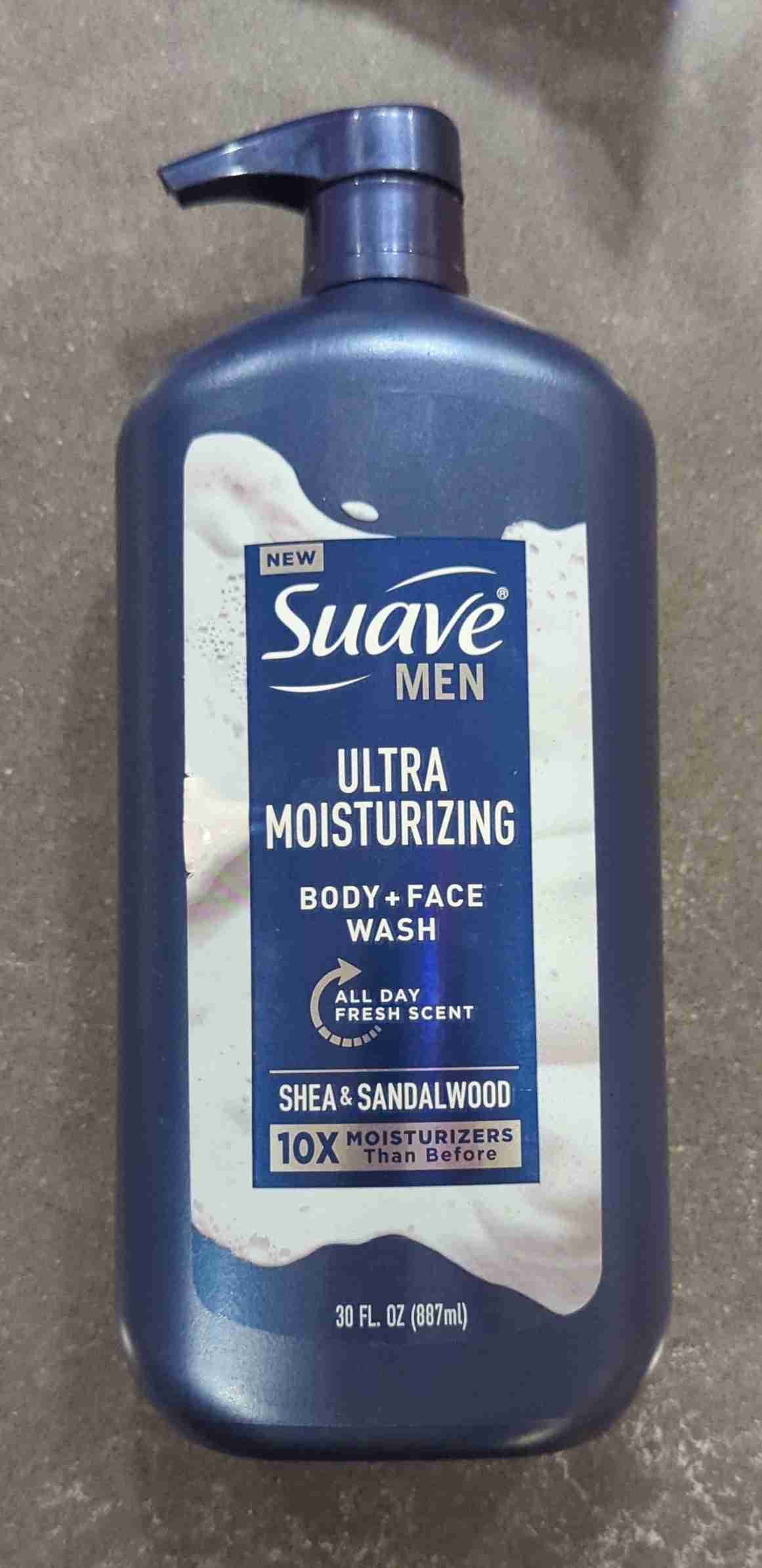 Suave Men Body & Face Wash Shea & Sandalwood