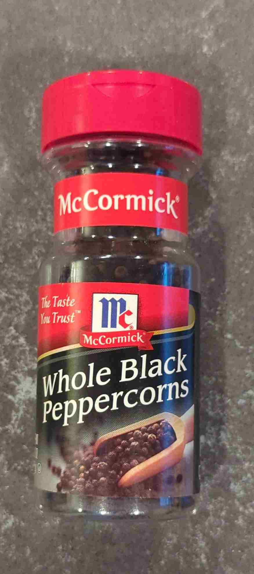 Whole Black Peppercorns