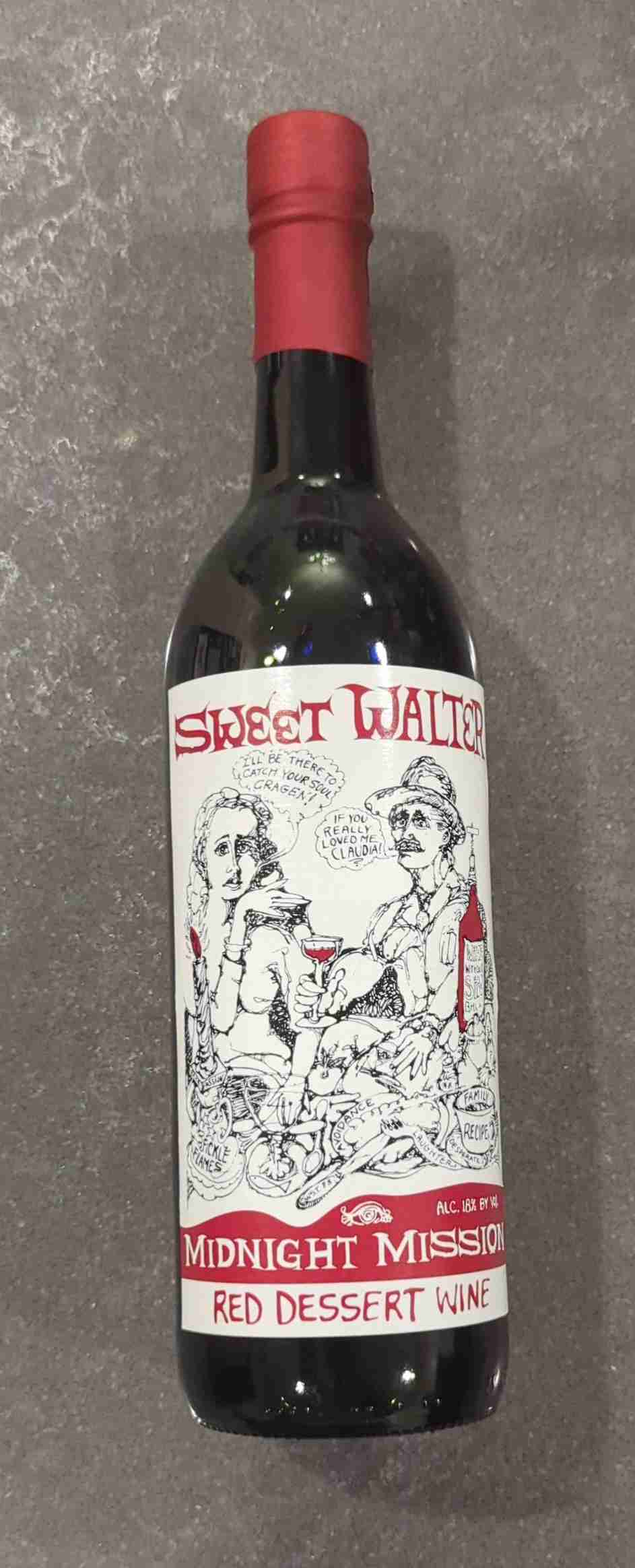 Sweet Walter Midnight Mission Red Dessert Wine