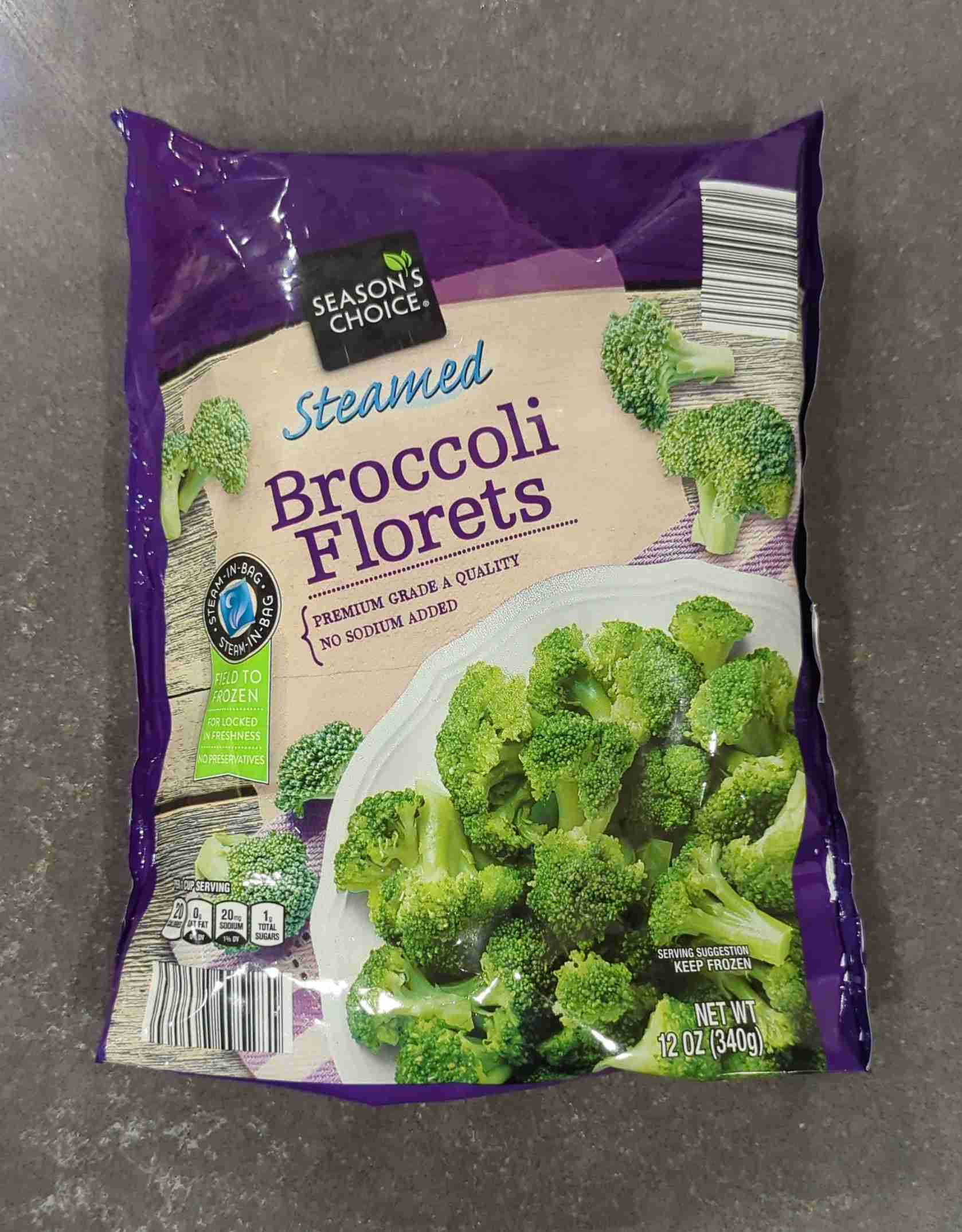 Season's Choice Steamed Broccoli Florets