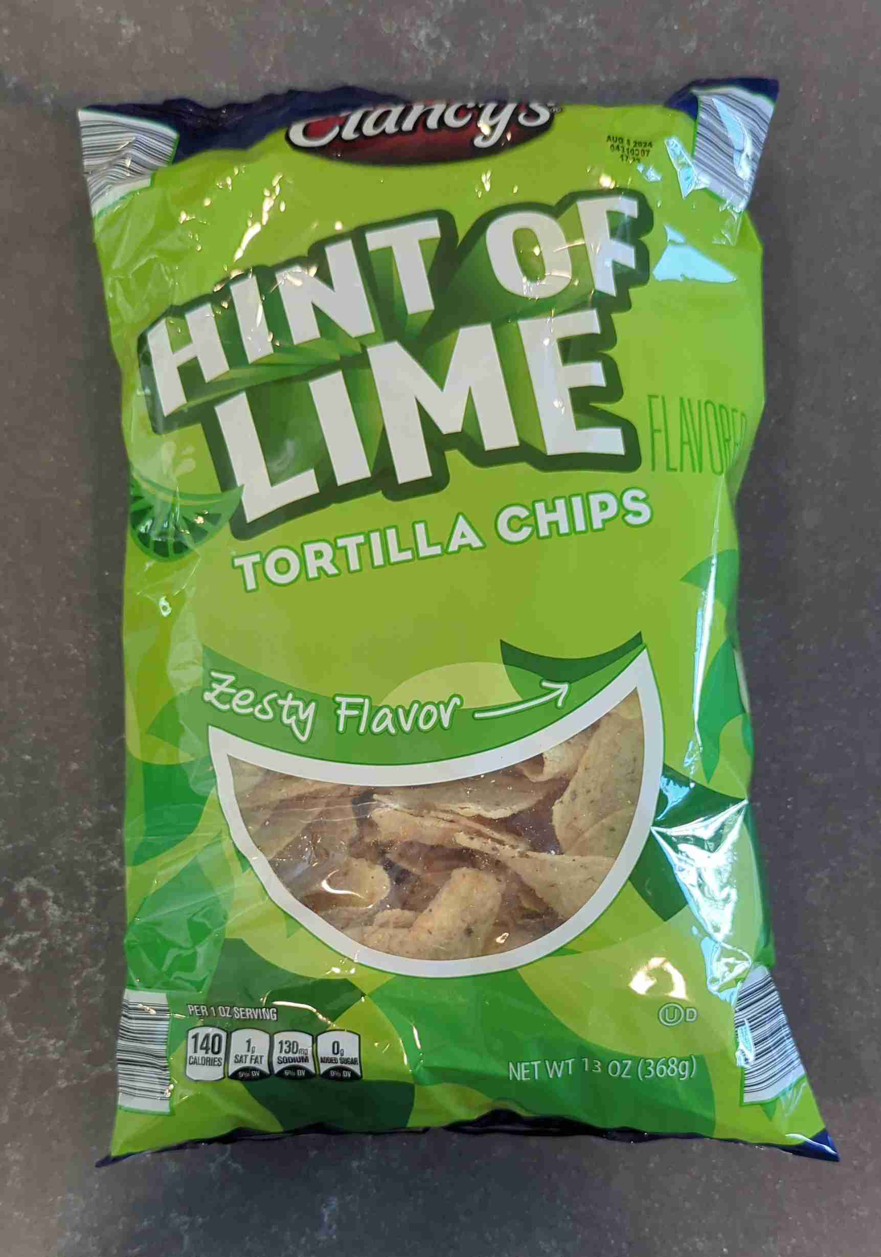 Clancy's Hint of Lime Tortilla Chips