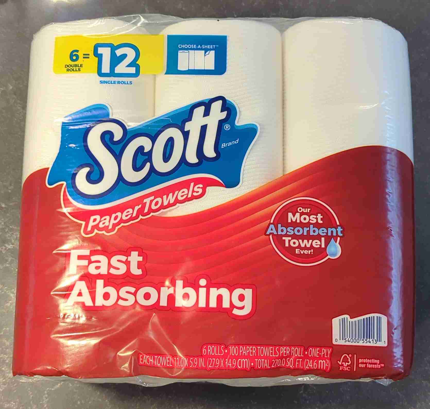 Scott Paper Towels 6pk