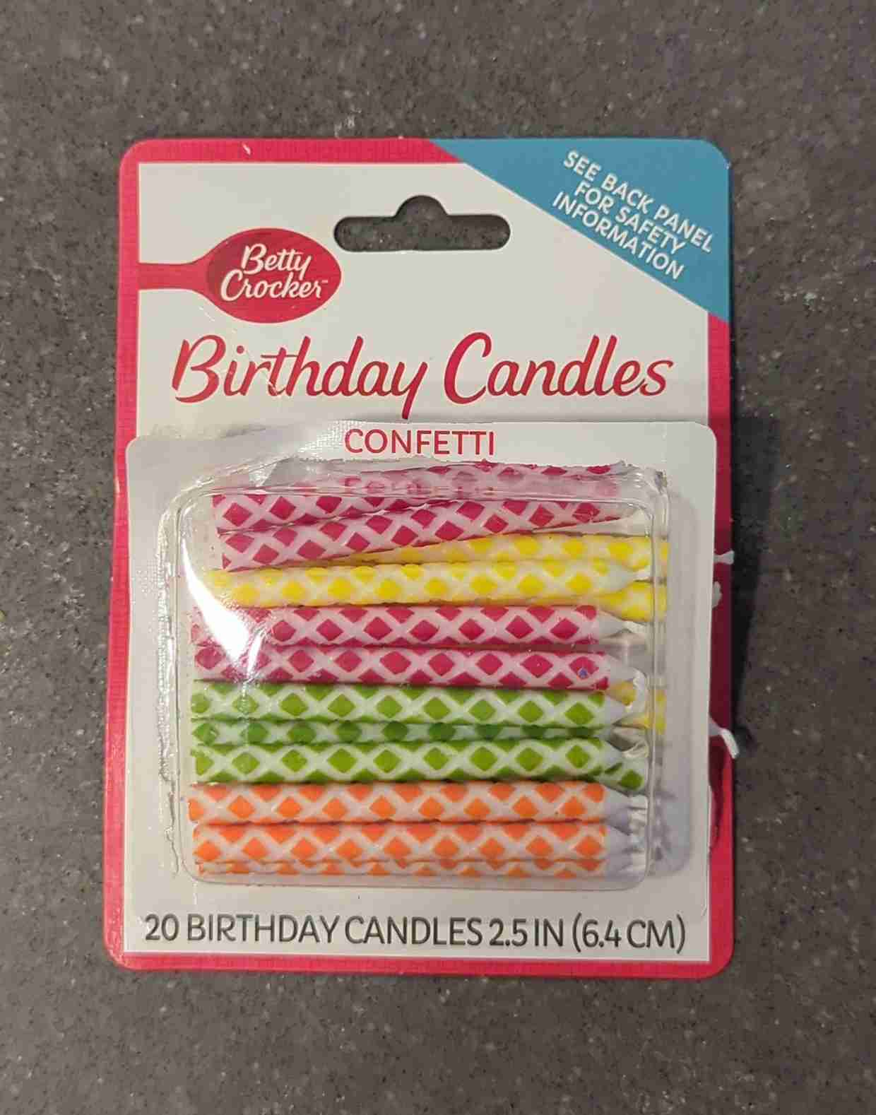 Birthday Candles Confetti