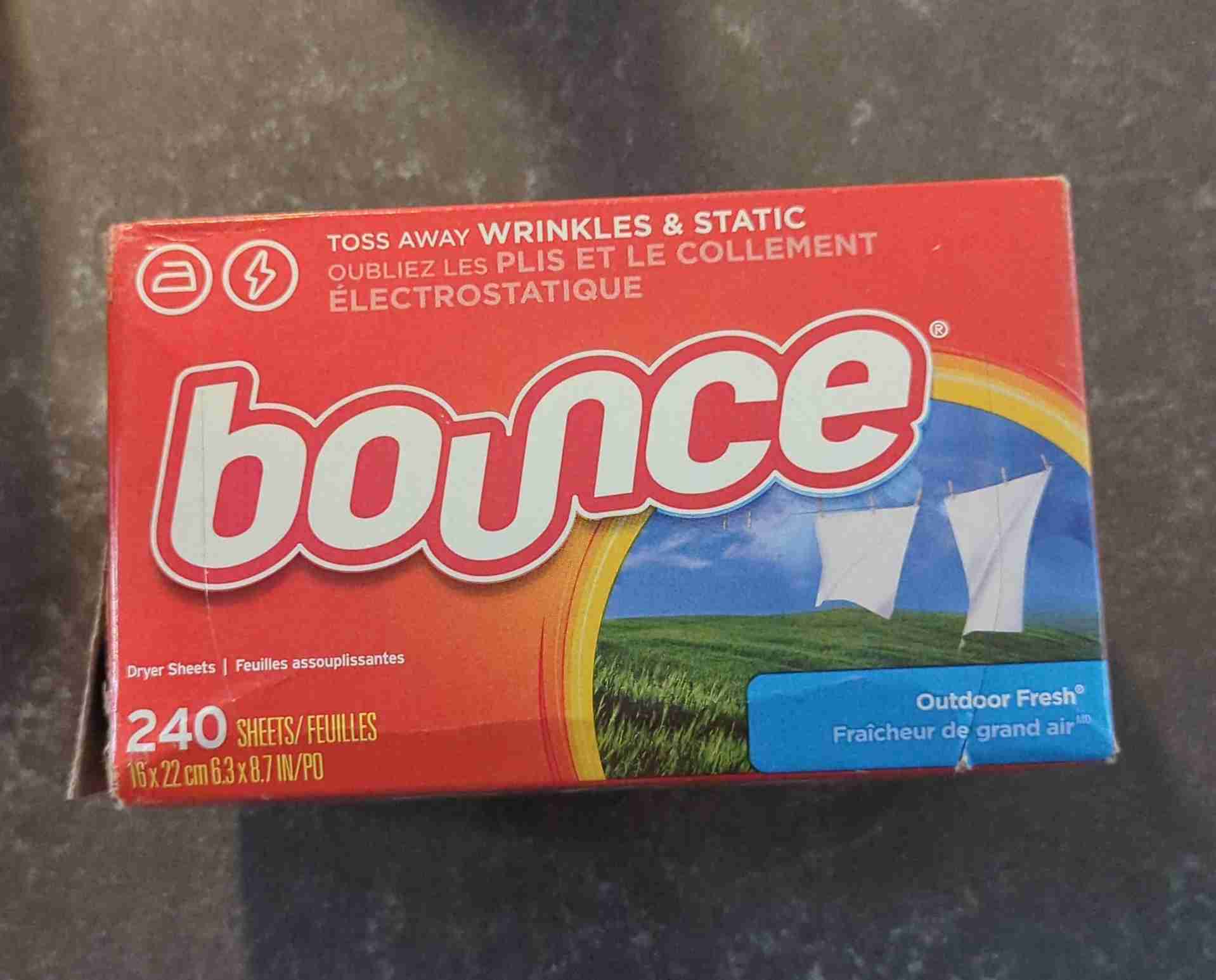 Bounce Dryer Sheets Outdoor Fresh