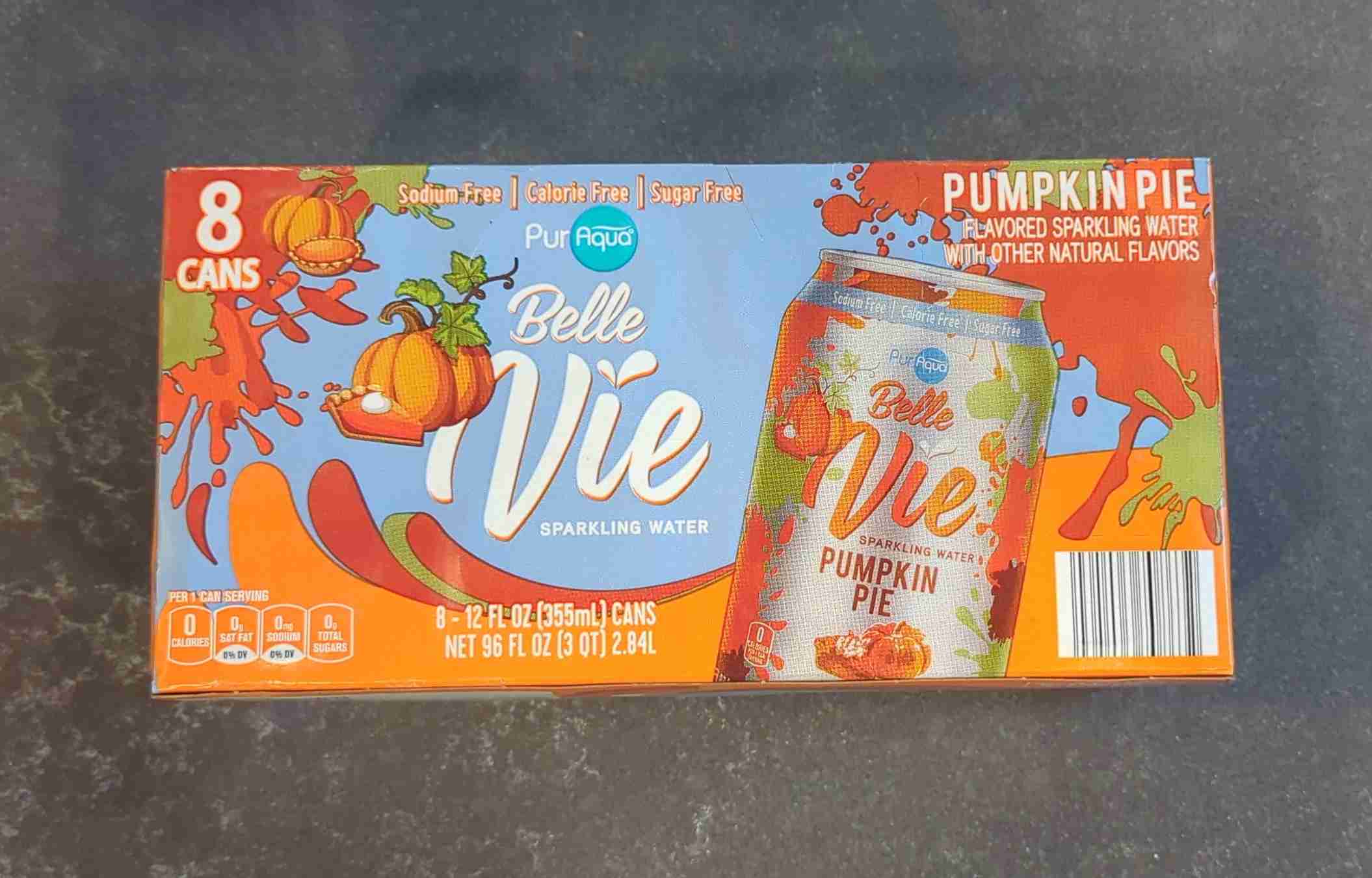 PurAqua Pumpkin Pie Flavored Sparkling Water