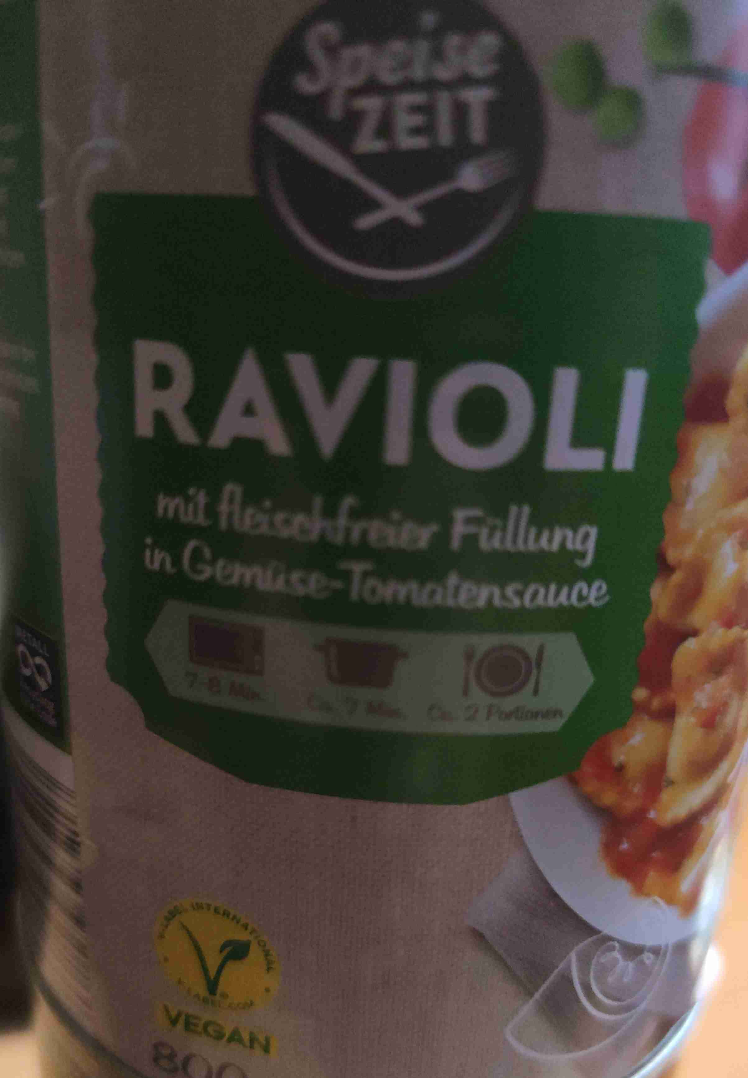 Ravioli mit fleischfreier Füllung