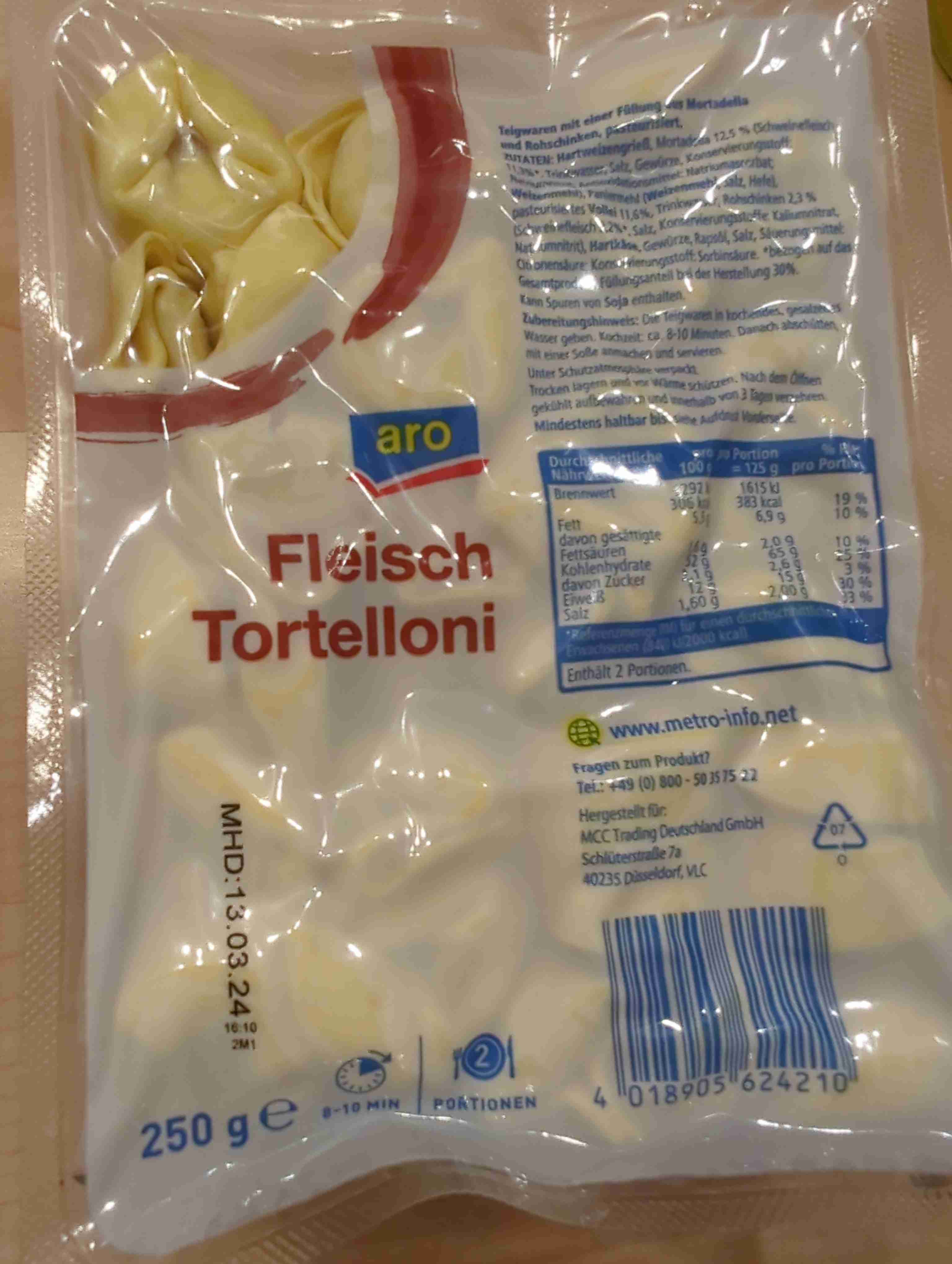 Torteloni Fleisch