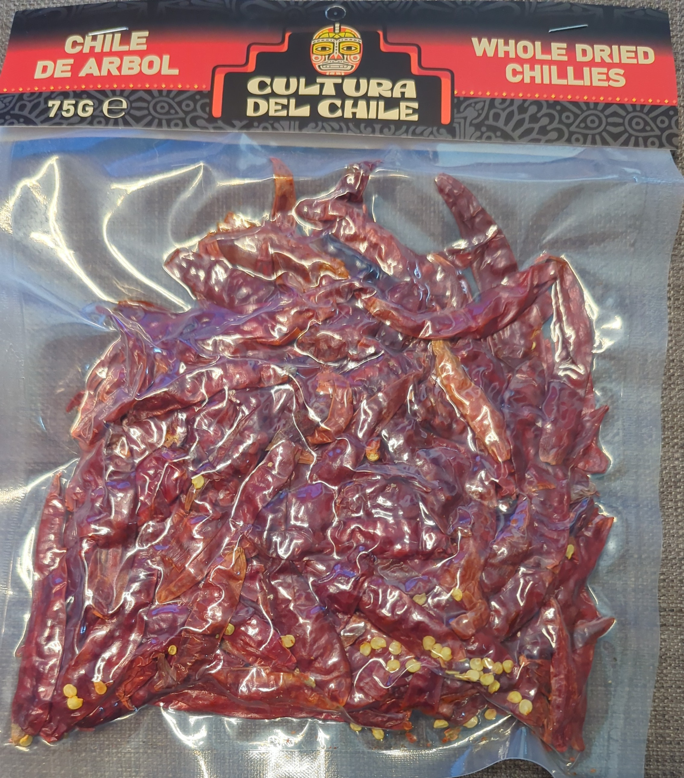 Chile de arbol getrocknet
