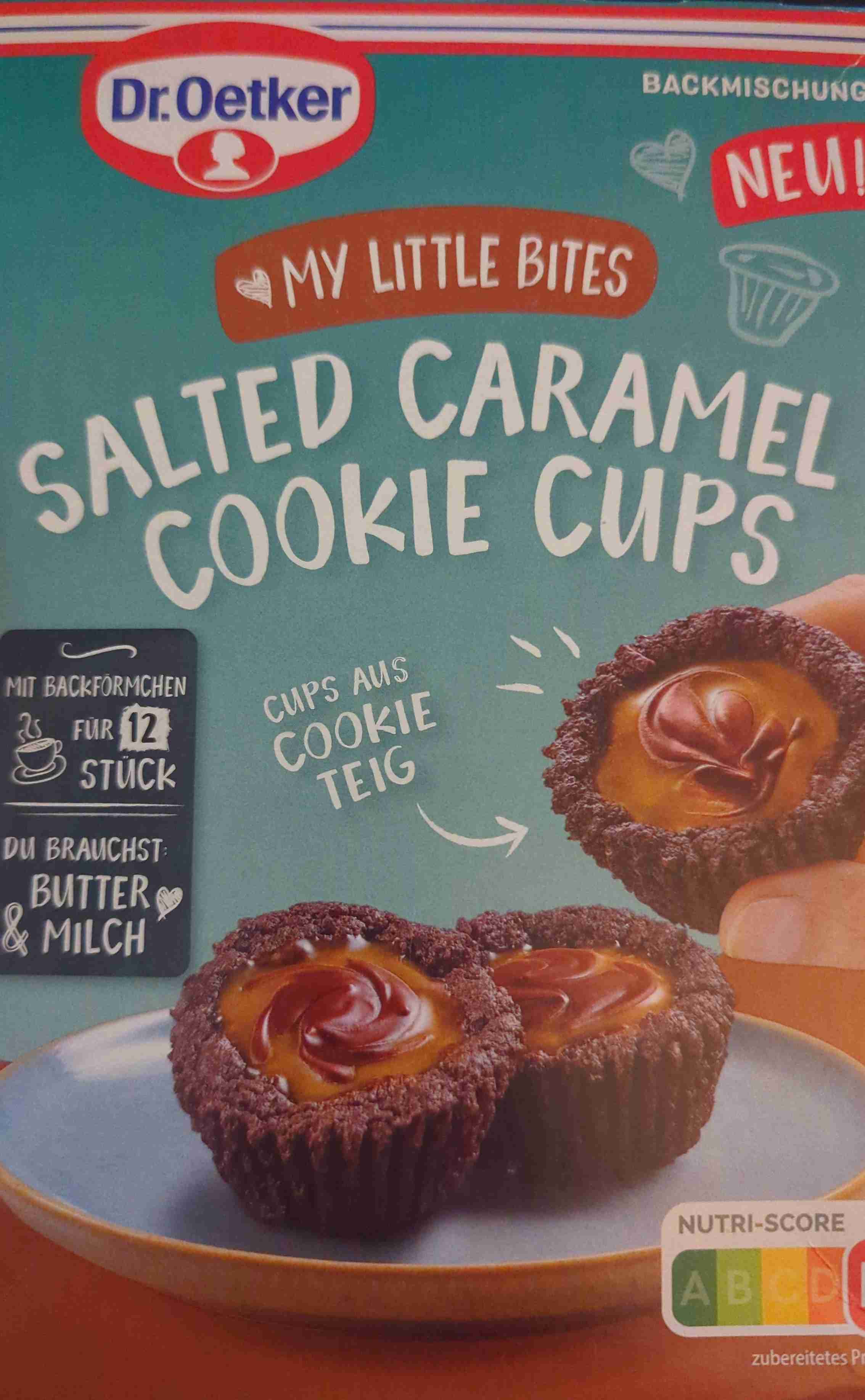 Salted Caramel Cookie Cups