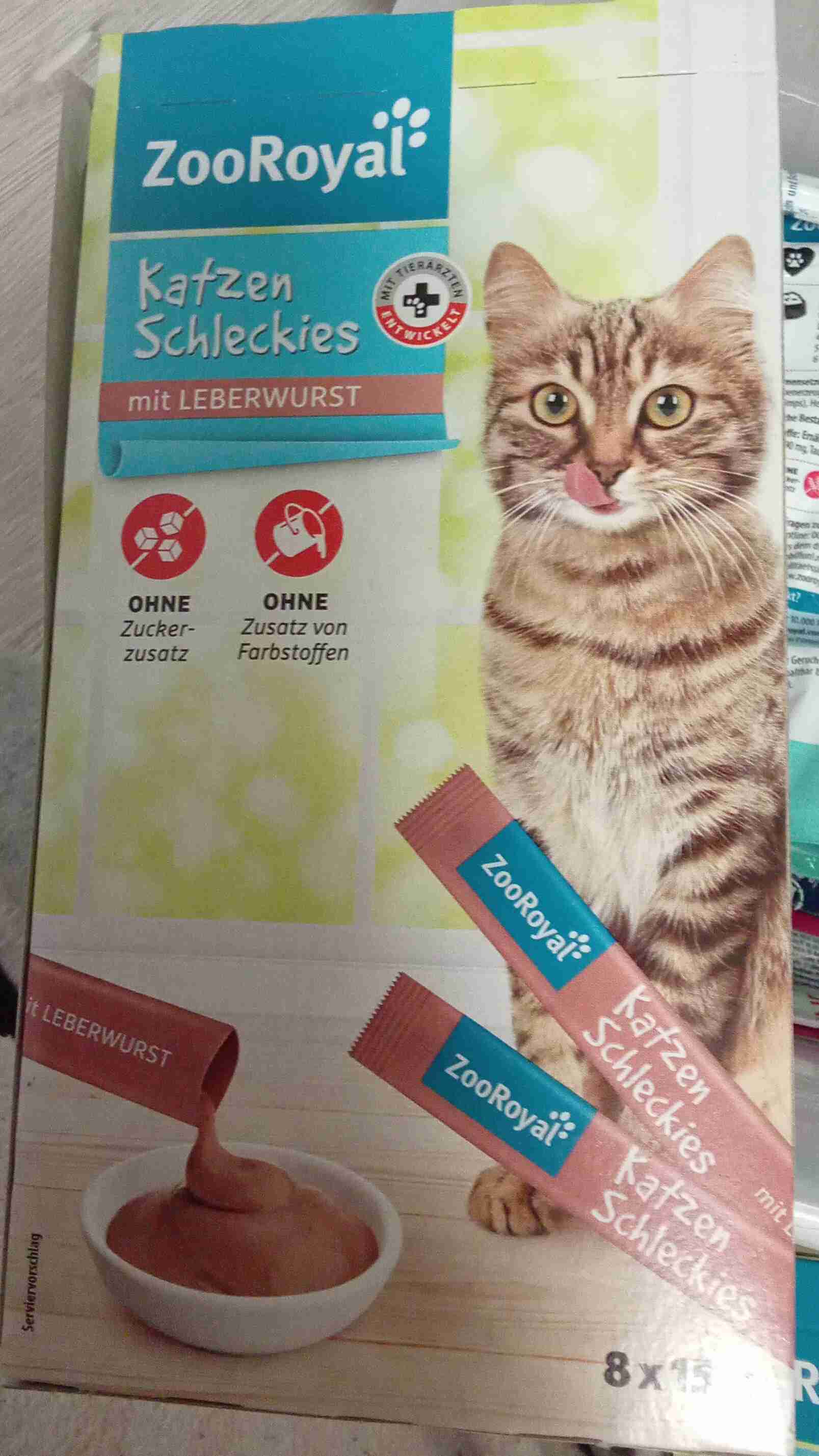 Katzen Schleckies mit Leberwurst 120g