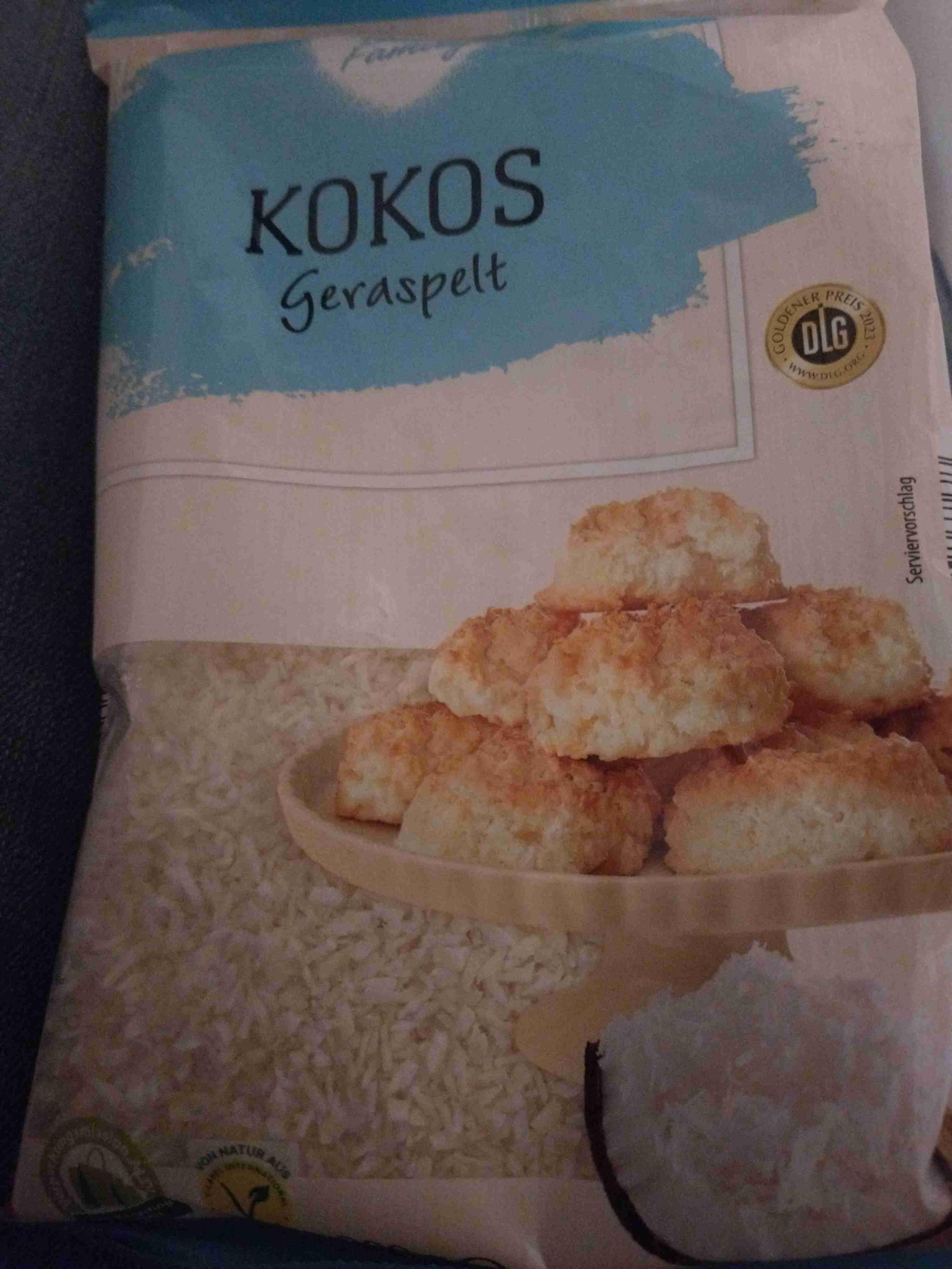 Kokoas geraspelt 