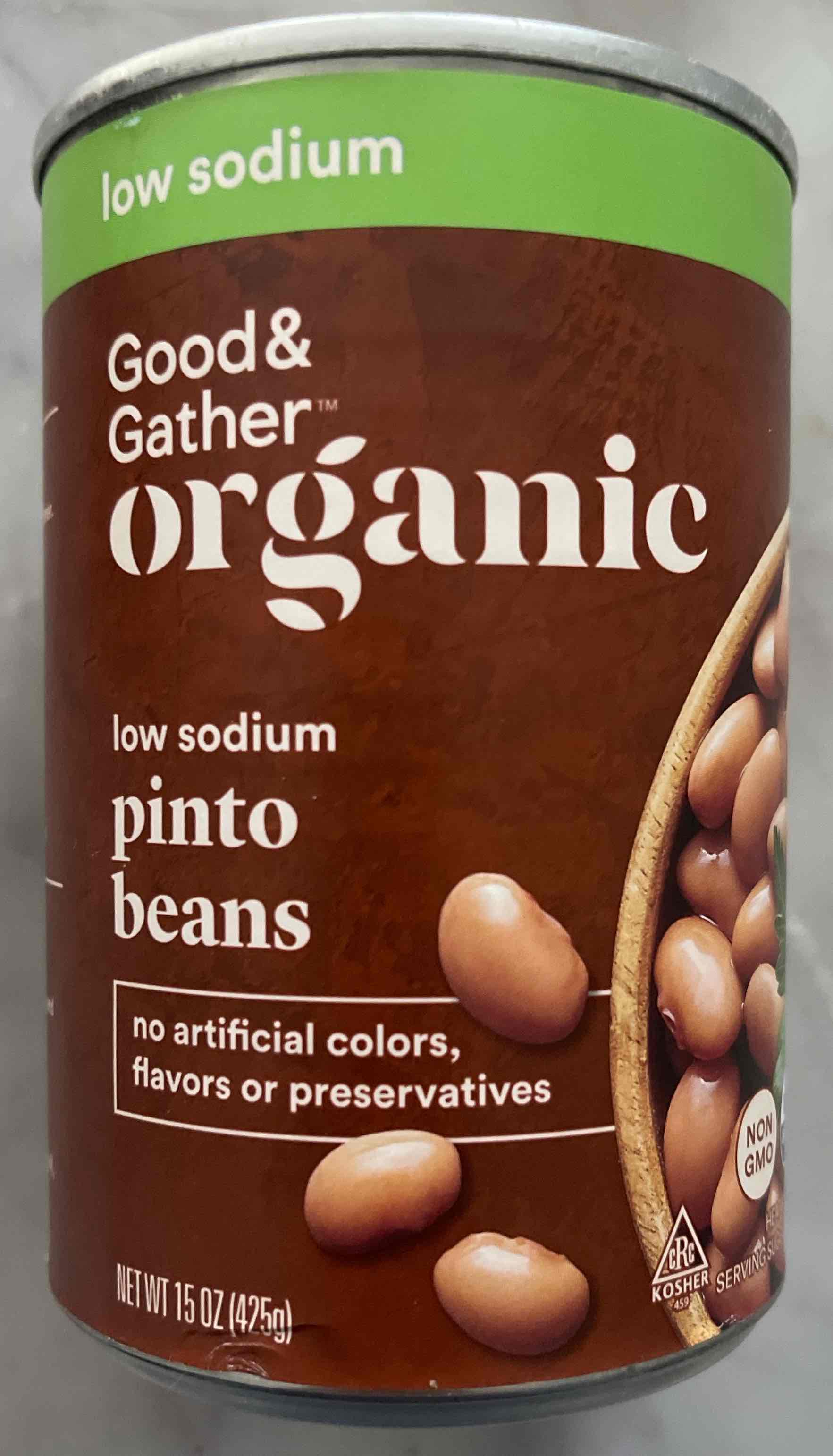 Organic Low Sodium Pinto Beans