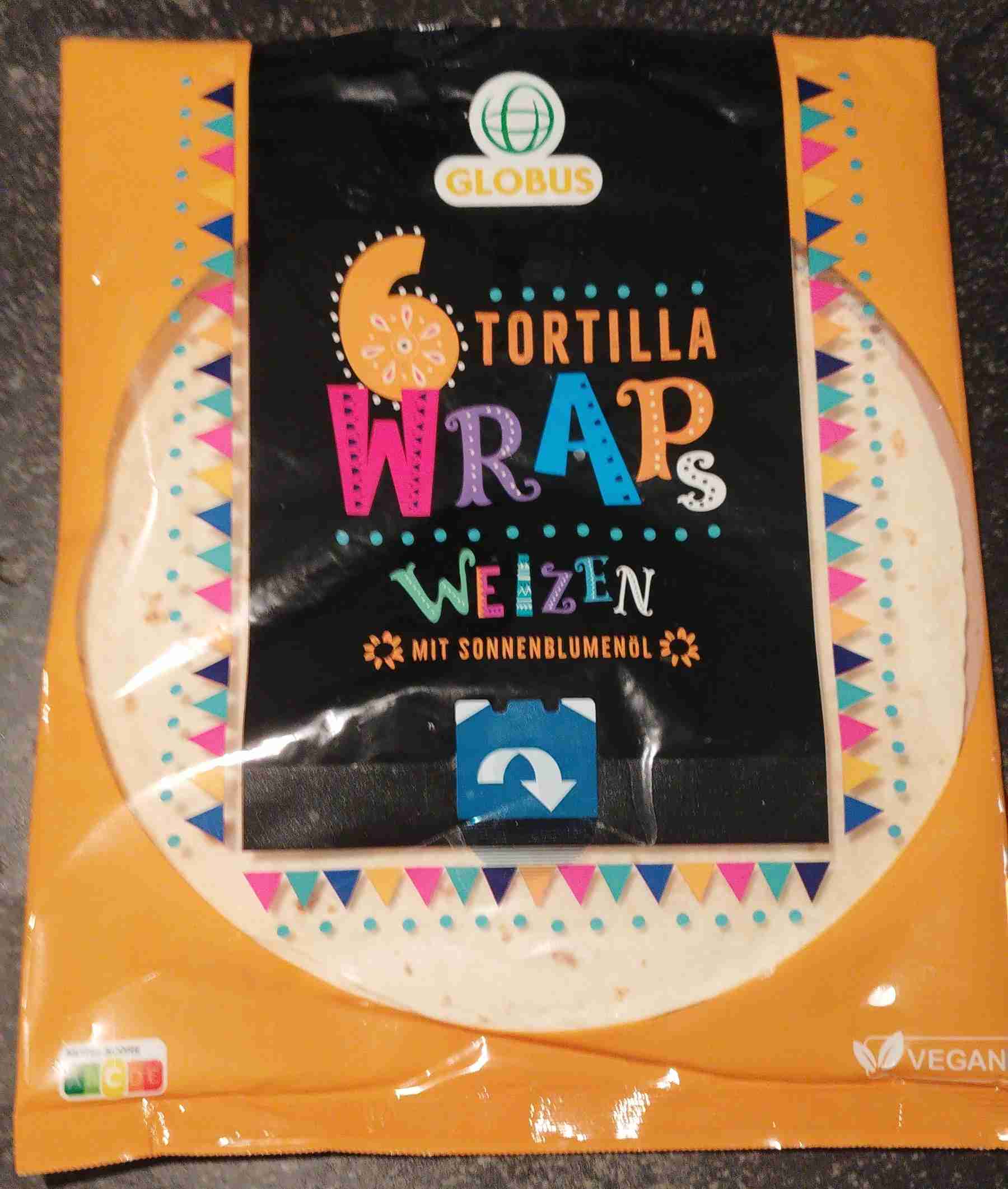 Tortillas Wrap Weizen