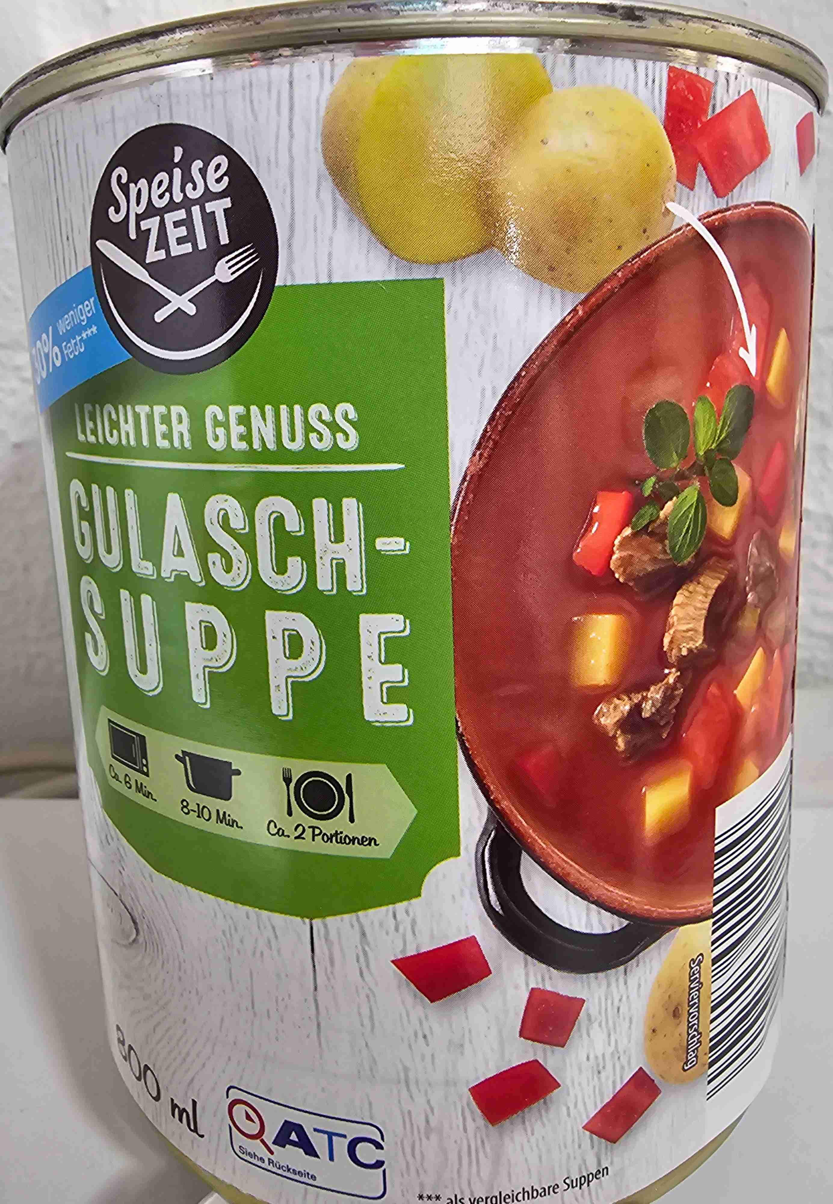 Gulaschsuppe leichter Genuss 