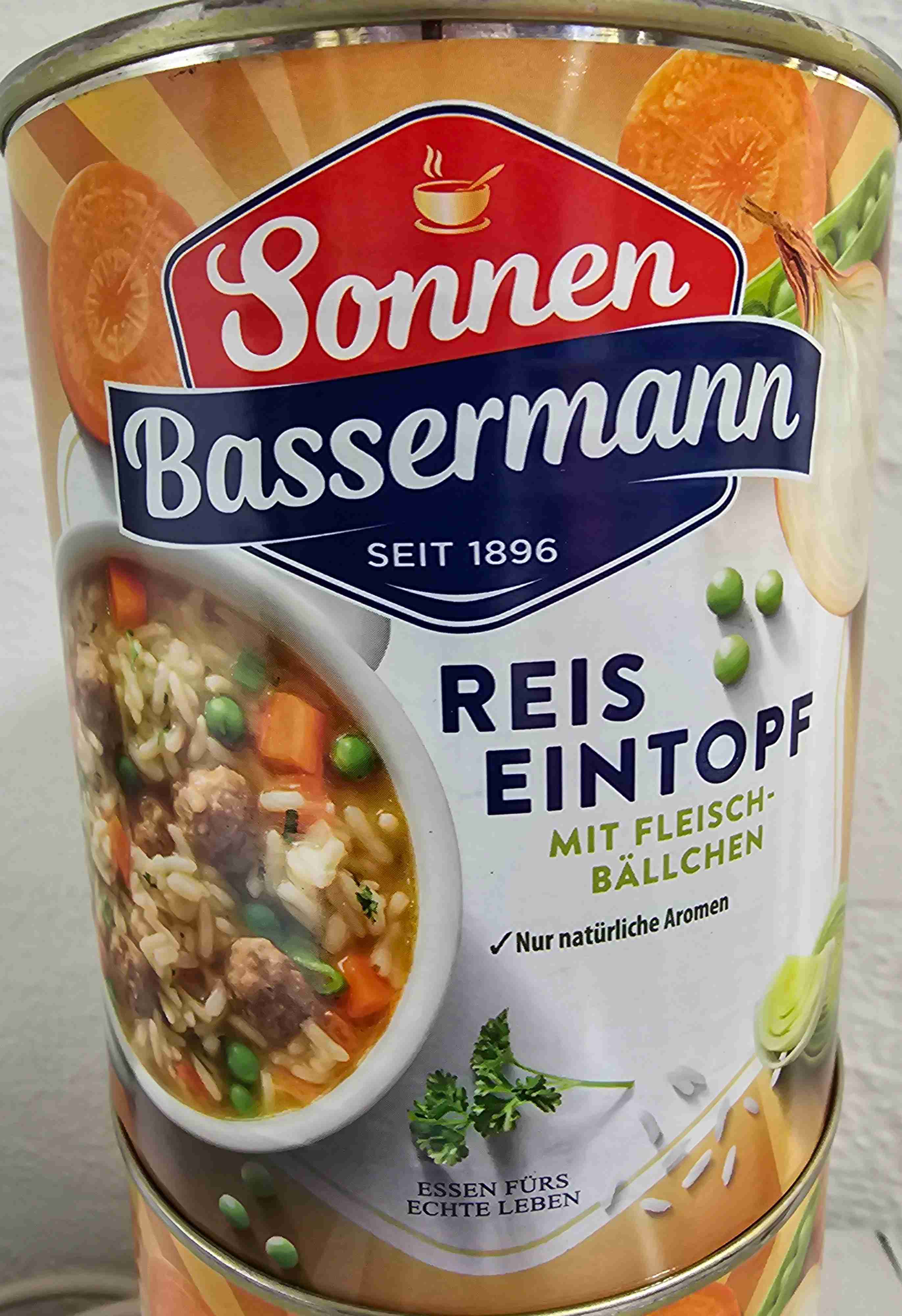 Reisentopf mit Fleischbällchen