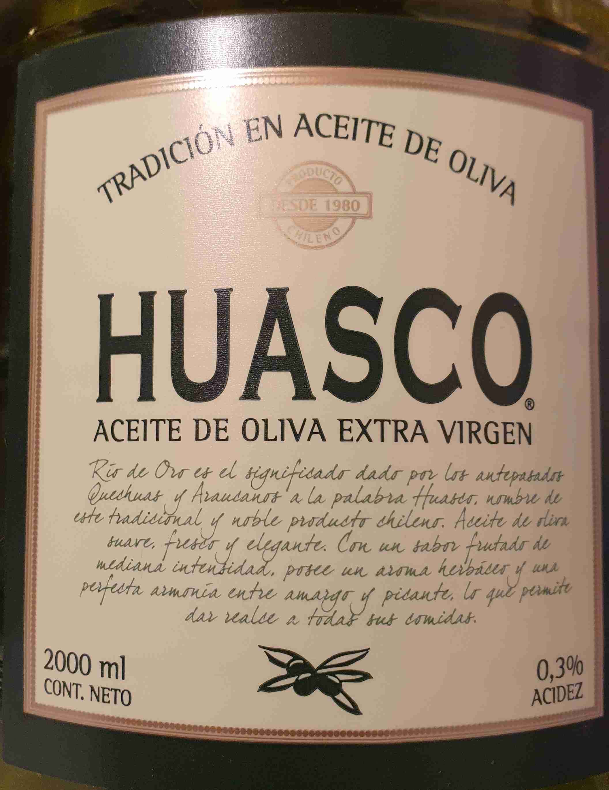 Aceite olvia Huasco 2L