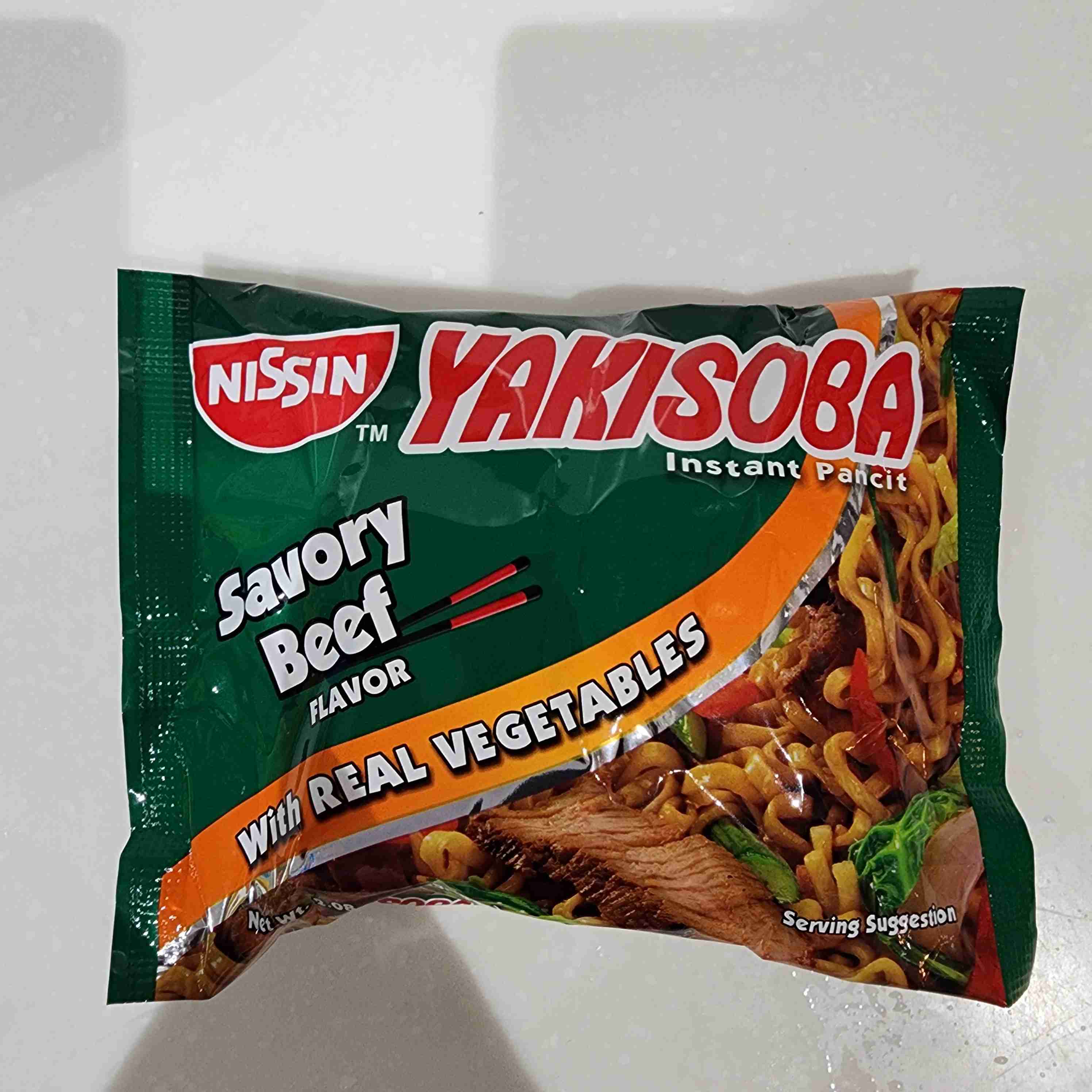 Nissin Yakisoba Instant Pancit Savory Beef