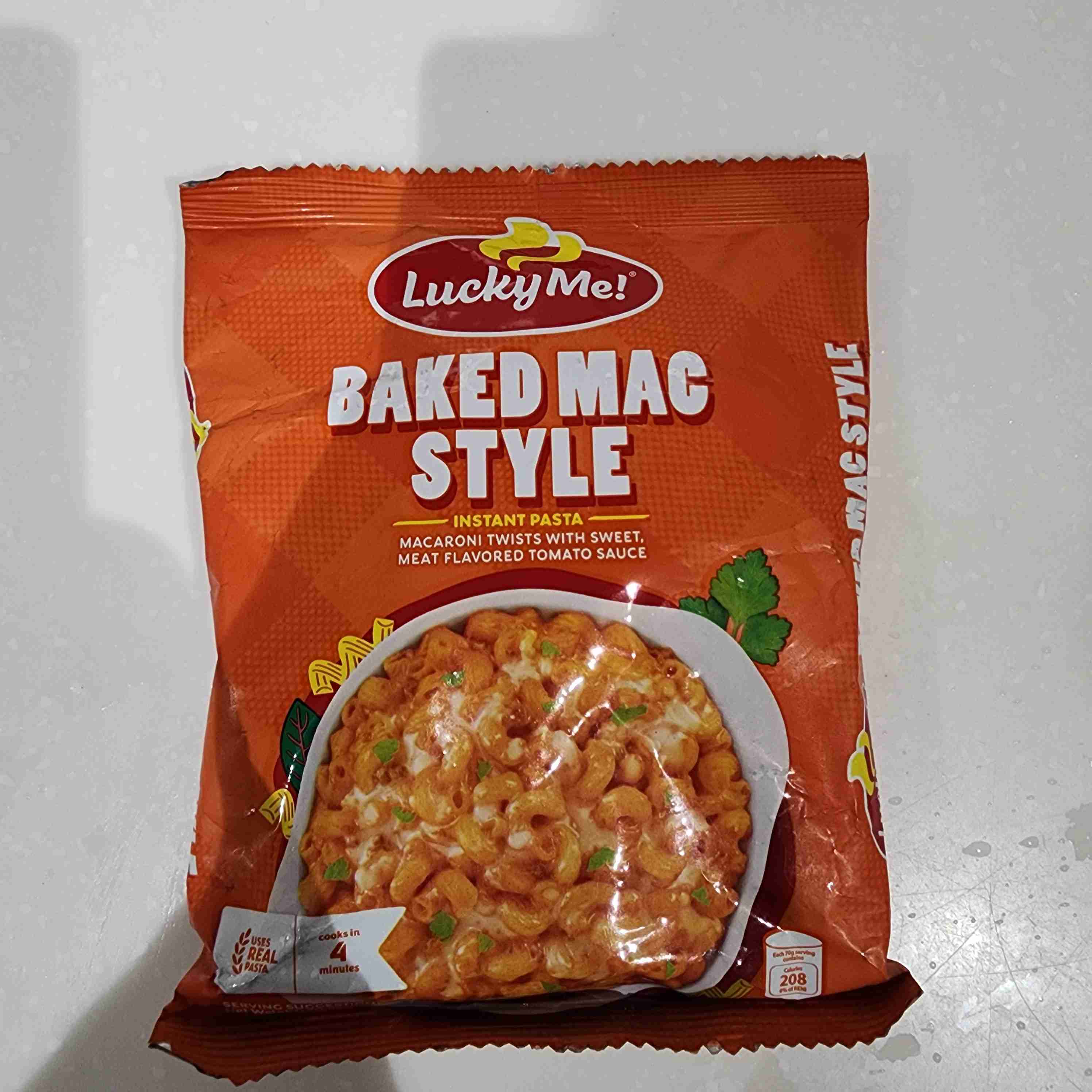 Lucky Me! Baked Mac Style