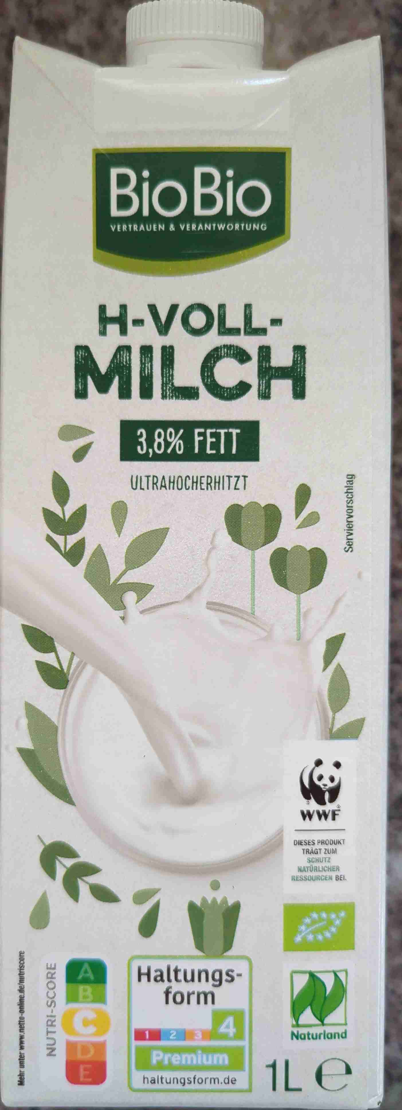 H-Vollmilch 3,8 % Fetz