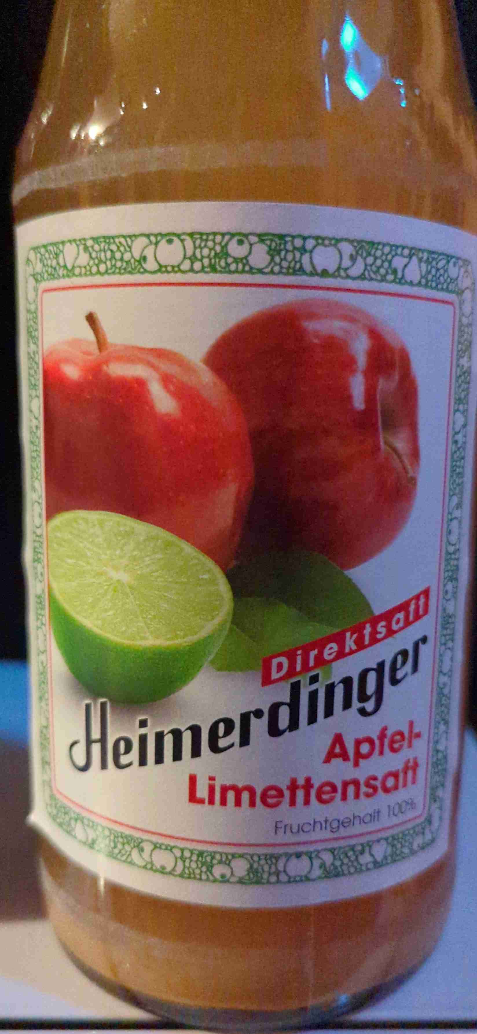 Apfel-Limettensaft
