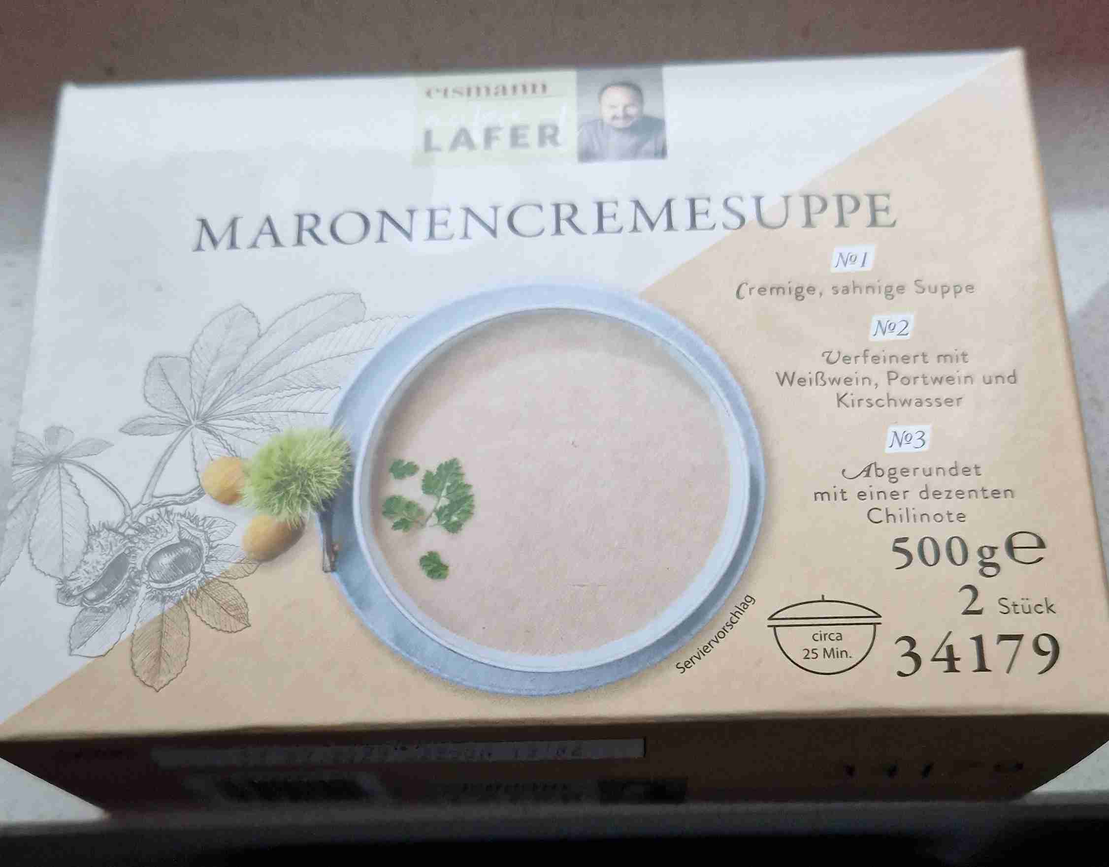 Maronencremesuppe