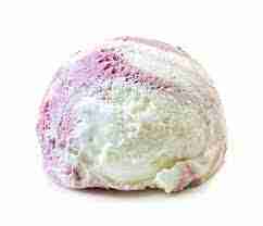 Vanilla-Blueberry. IceCream