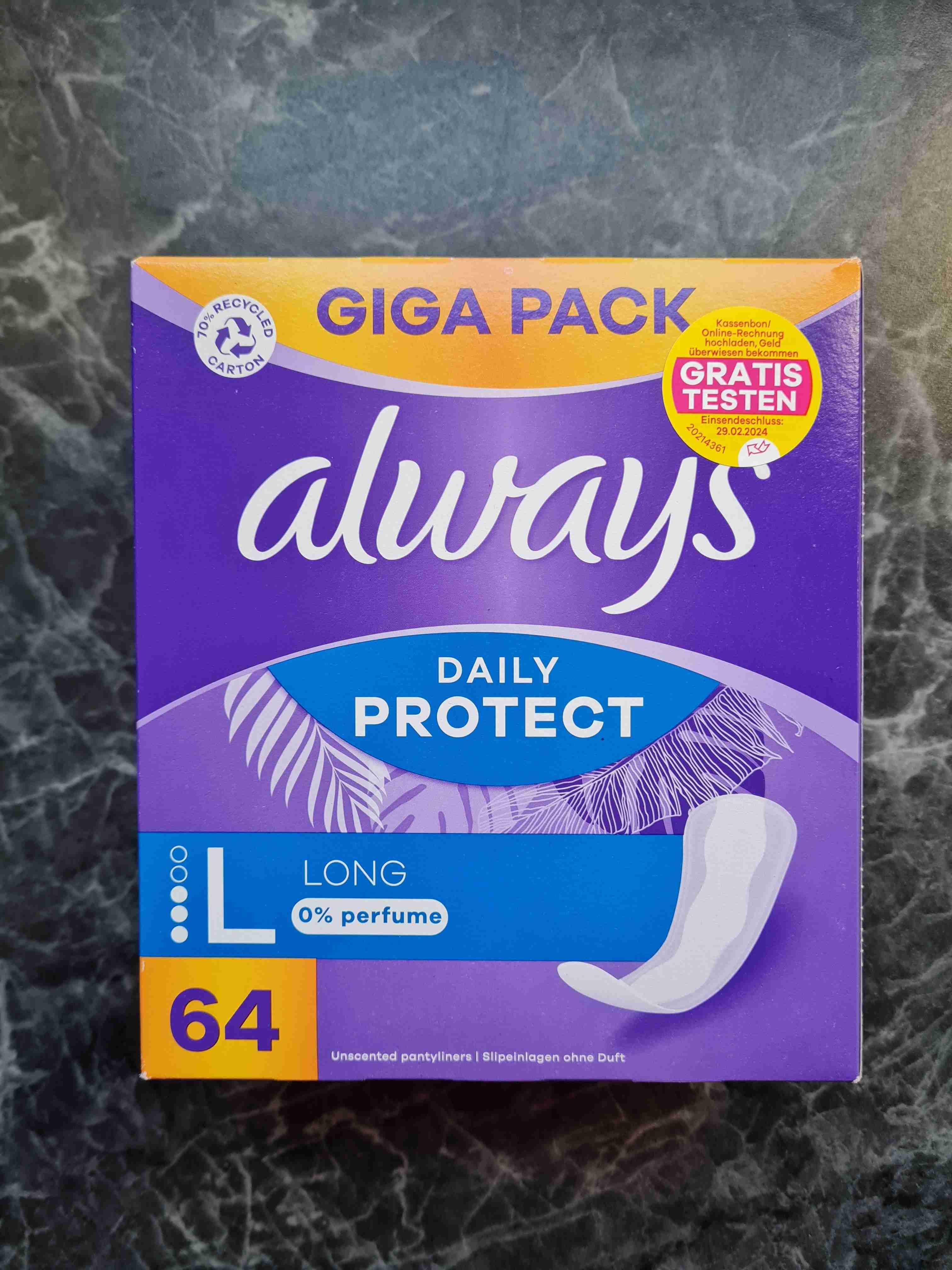 Slipeinlagen Daily Protect (Größe L)