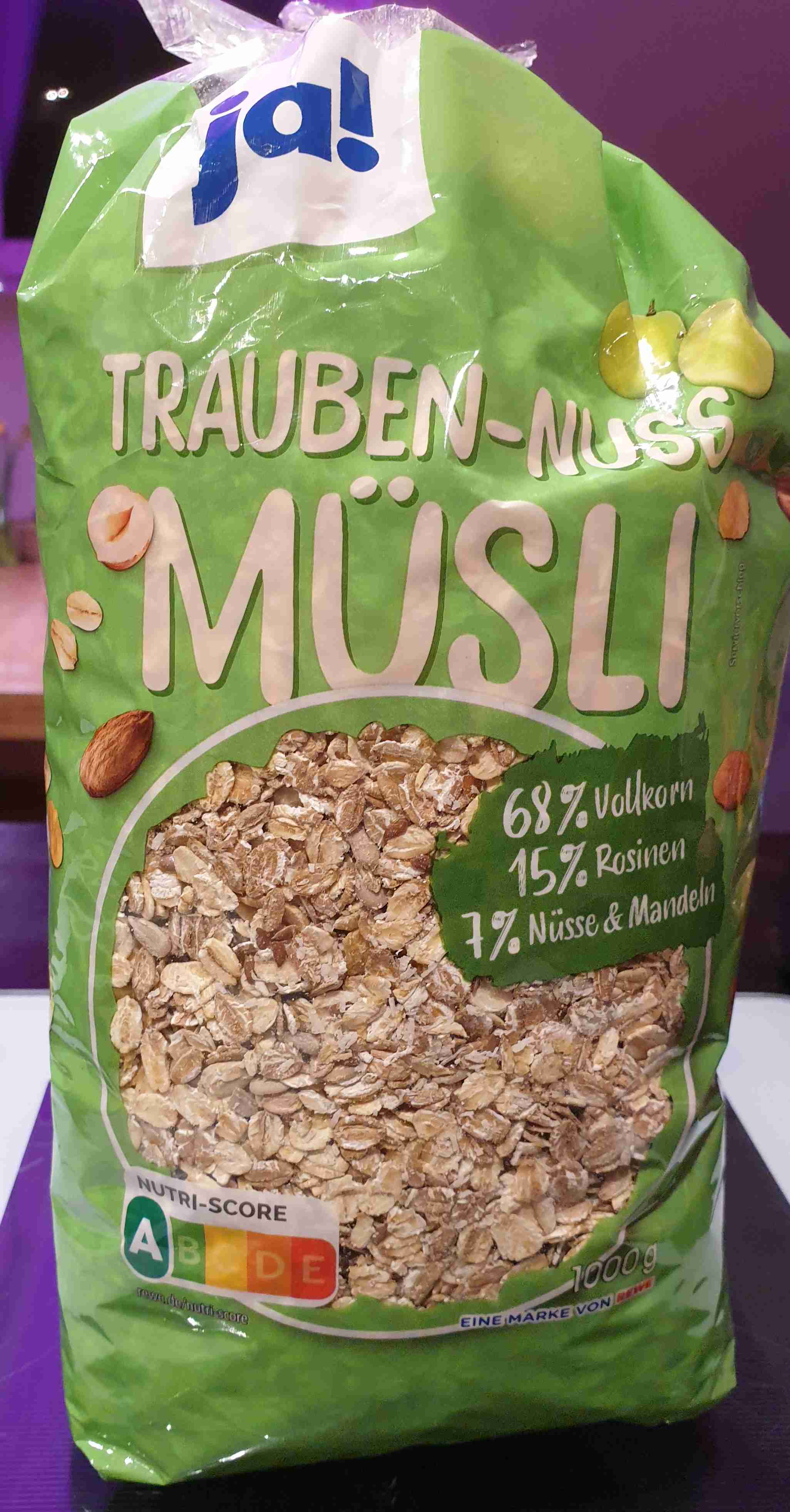 Trauben-Nuss Müsli