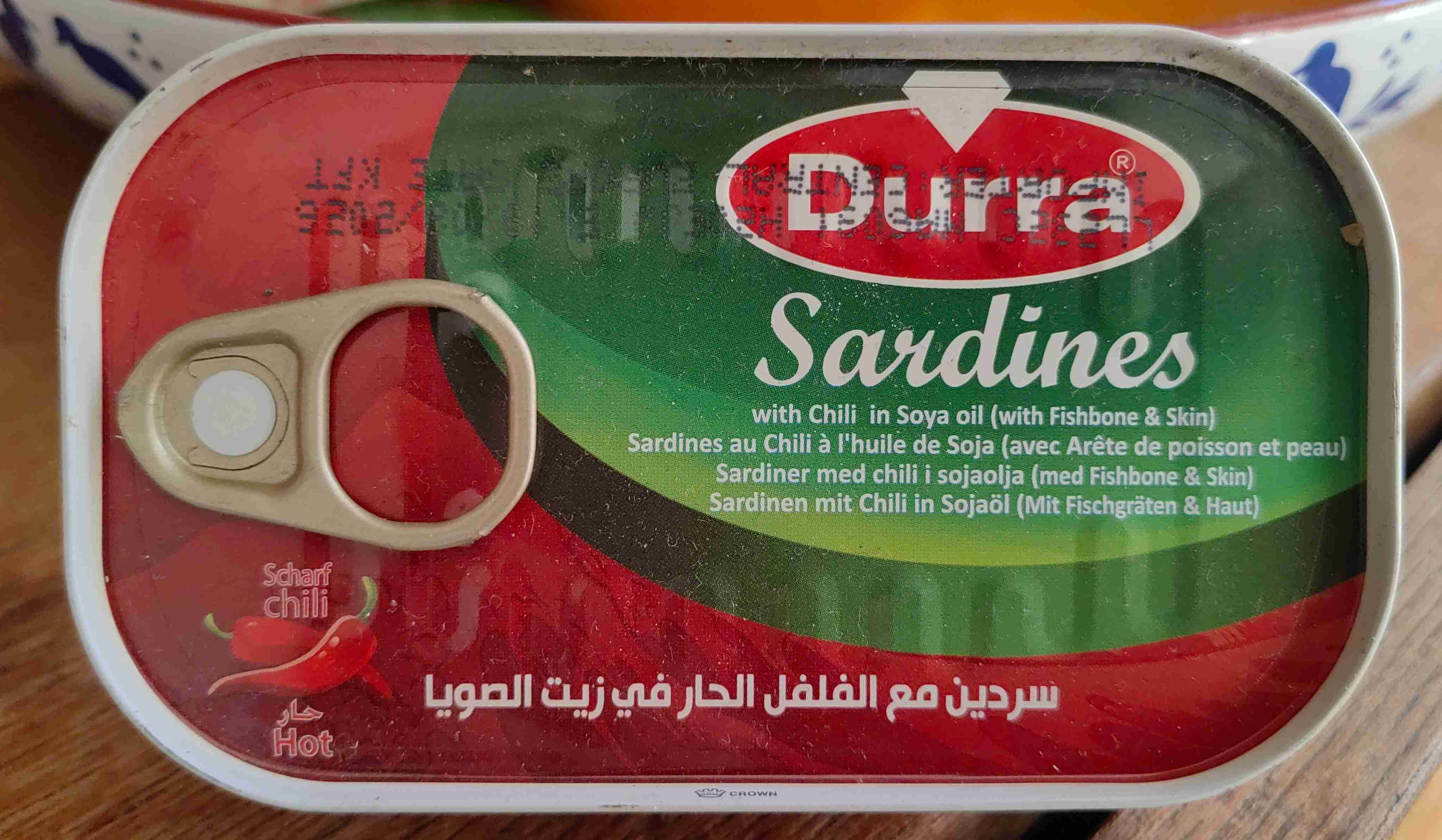 Sardines with Chili in soya oil