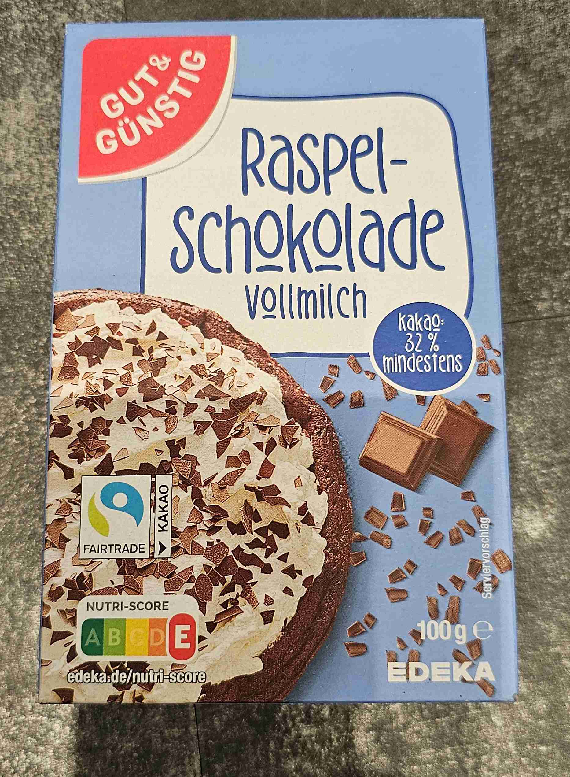Raspel-Schokolade